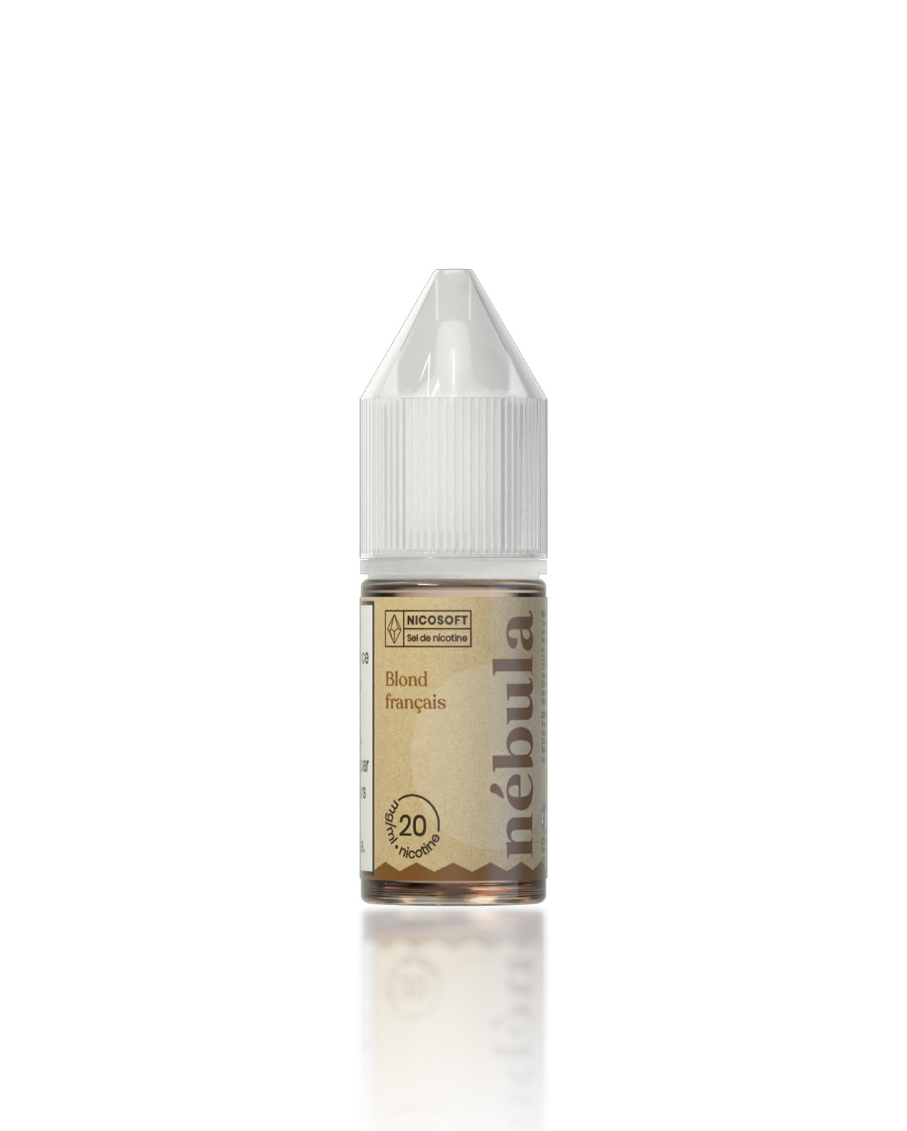 E-liquide 10 ml Nébula blond français sels de nicotine Nicosoft