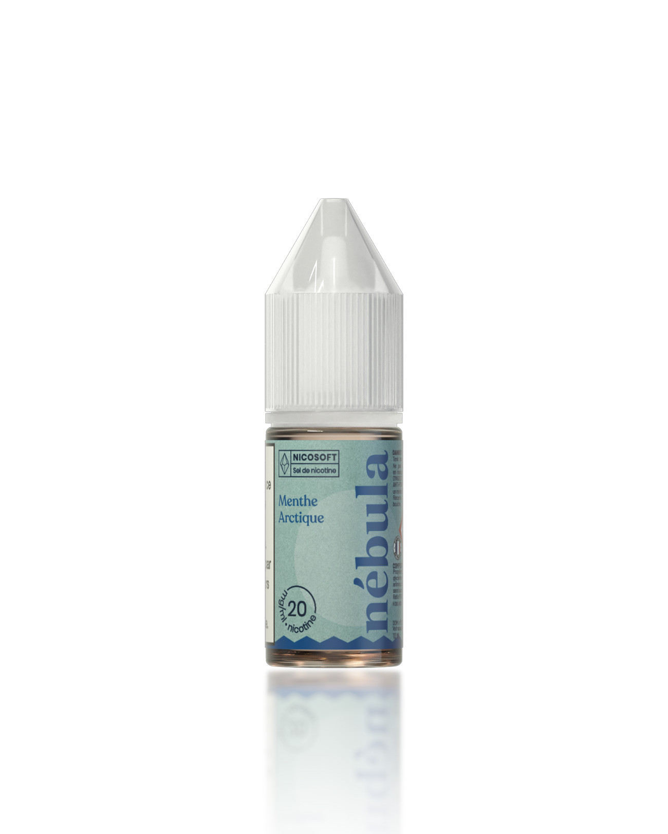 E-liquide 10 ml Menthe Arctique Sels de Nicotine Nicosoft Nébula