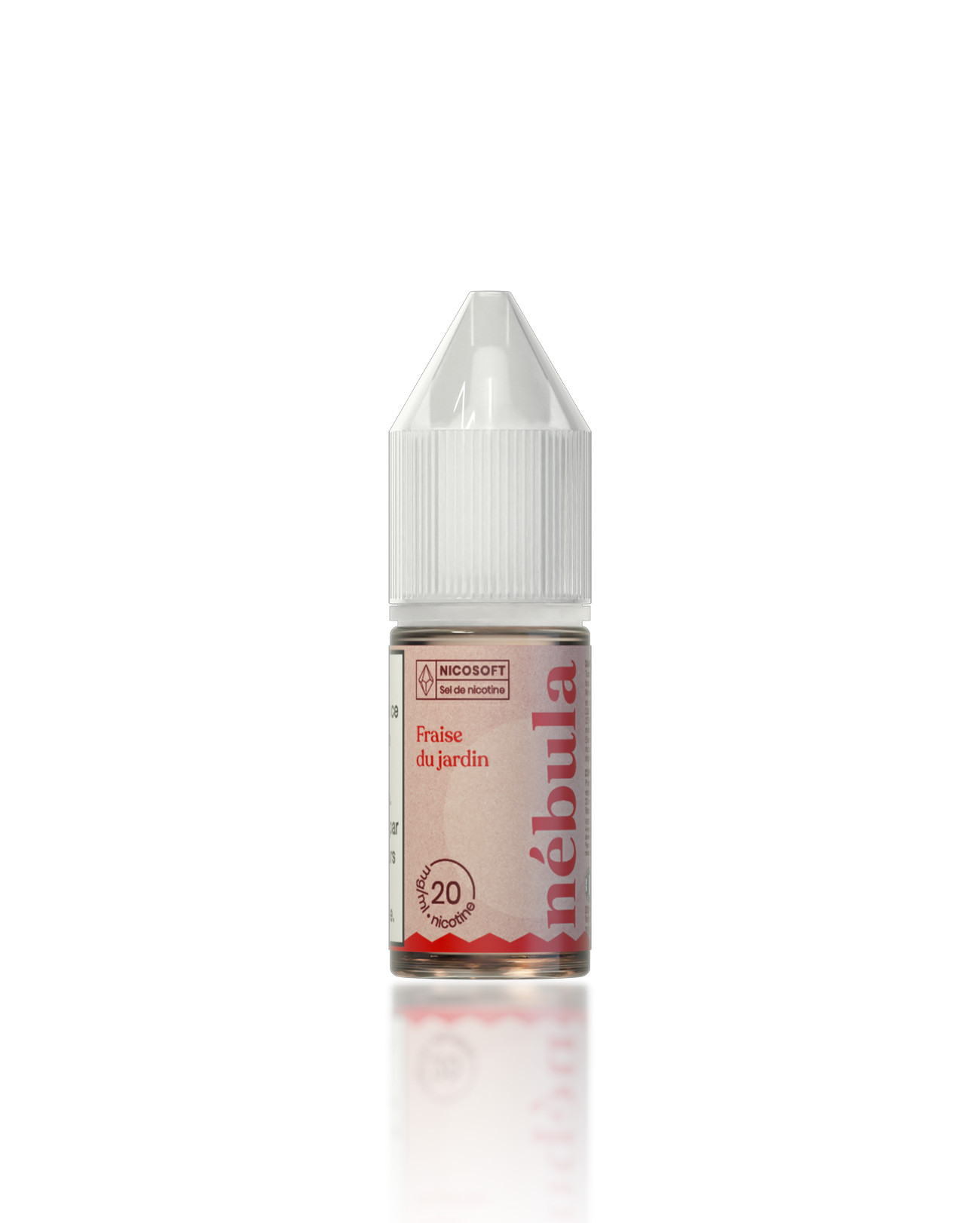 E-liquide 10 ml Nébula fraise du jardin sels de nicotine nicosoft