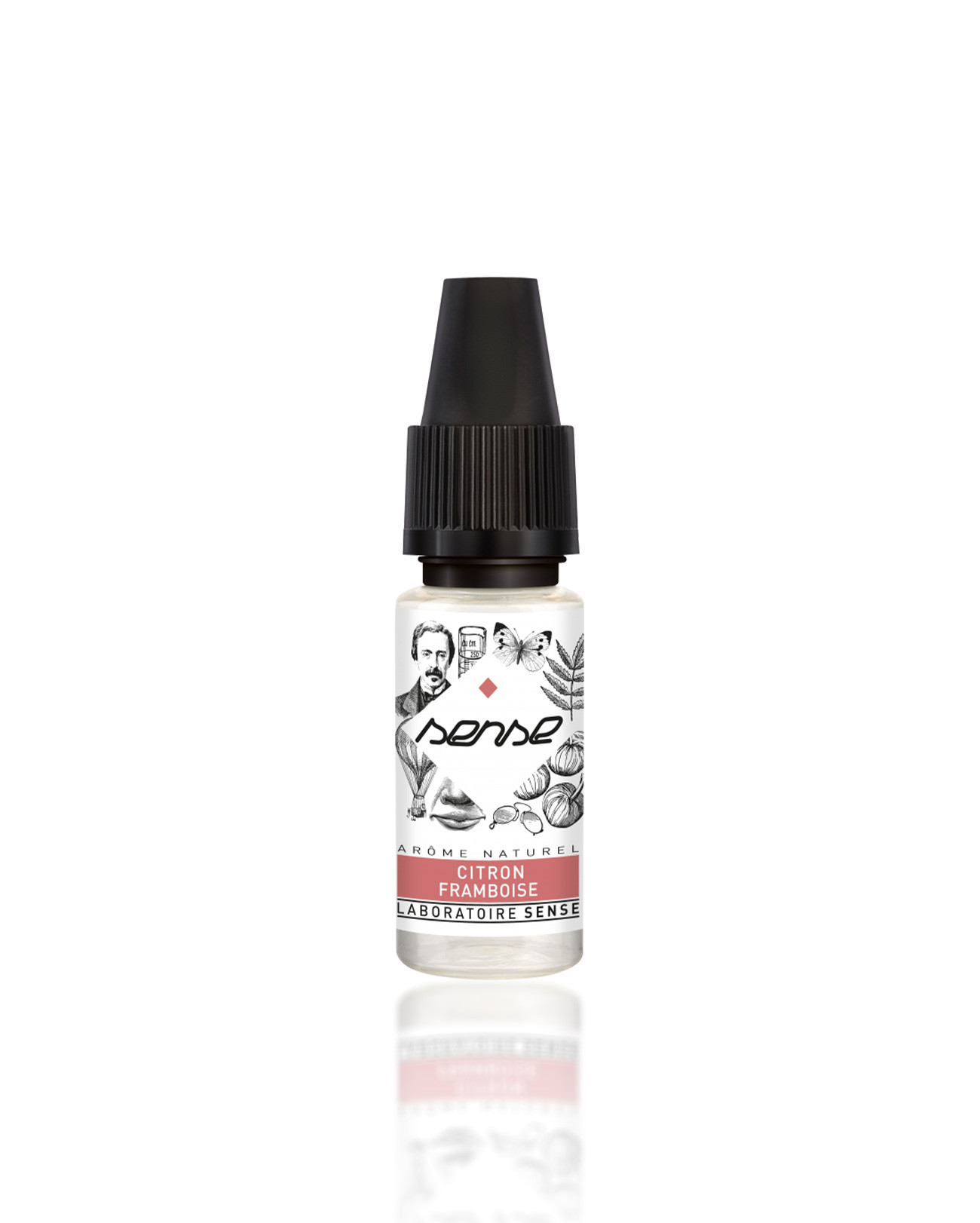 E-liquide 10 ml Citron Framboise Laboratoire Sense