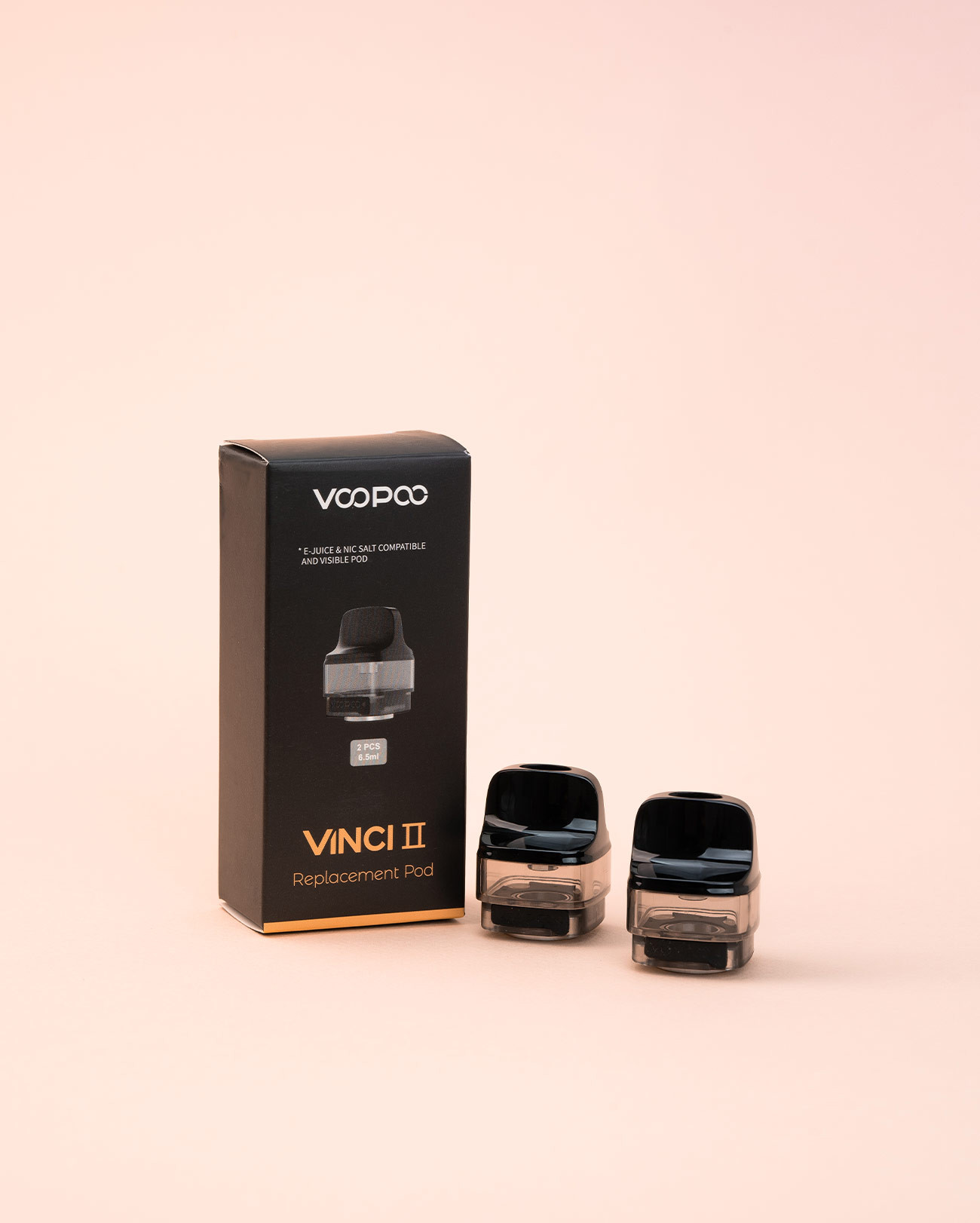 Pack de 2 cartouches pour kit pod cigarette électronique Voopoo Vinci 2