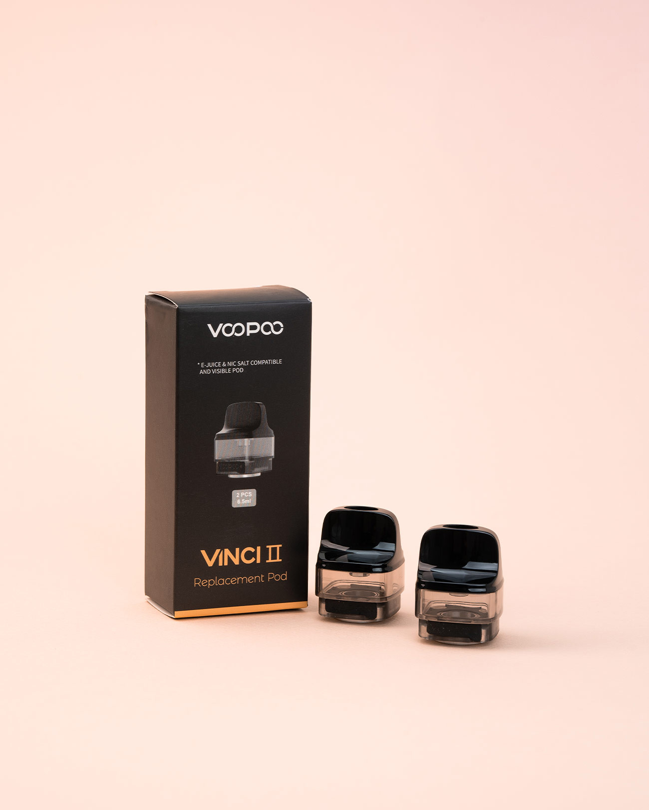 Pack de 2 cartouches pour kit pod cigarette électronique Voopoo Vinci 2 Pack de 2 cartouches pour kit pod cigarette électronique Voopoo Vinci 2