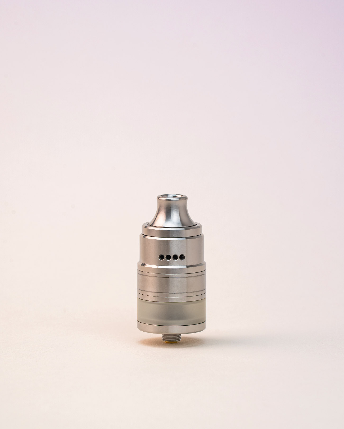 Atomiseur reconstructible Kumo RDTA couleur Acier par Aspire et Steampipes