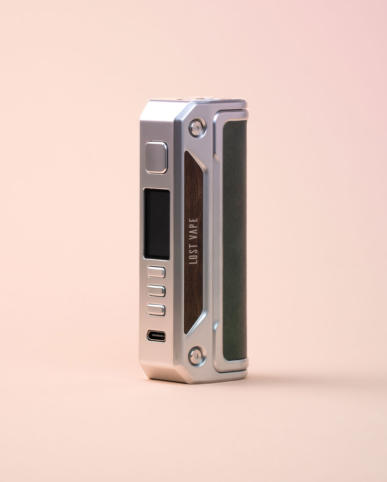 Box Thelema Solo SS - Mineral Green par Lost Vape