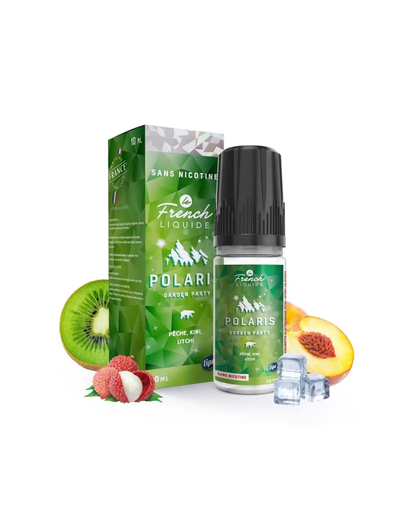 Packaging boîte e-liquide 10 ml Garden Party Polaris Le French Liquide