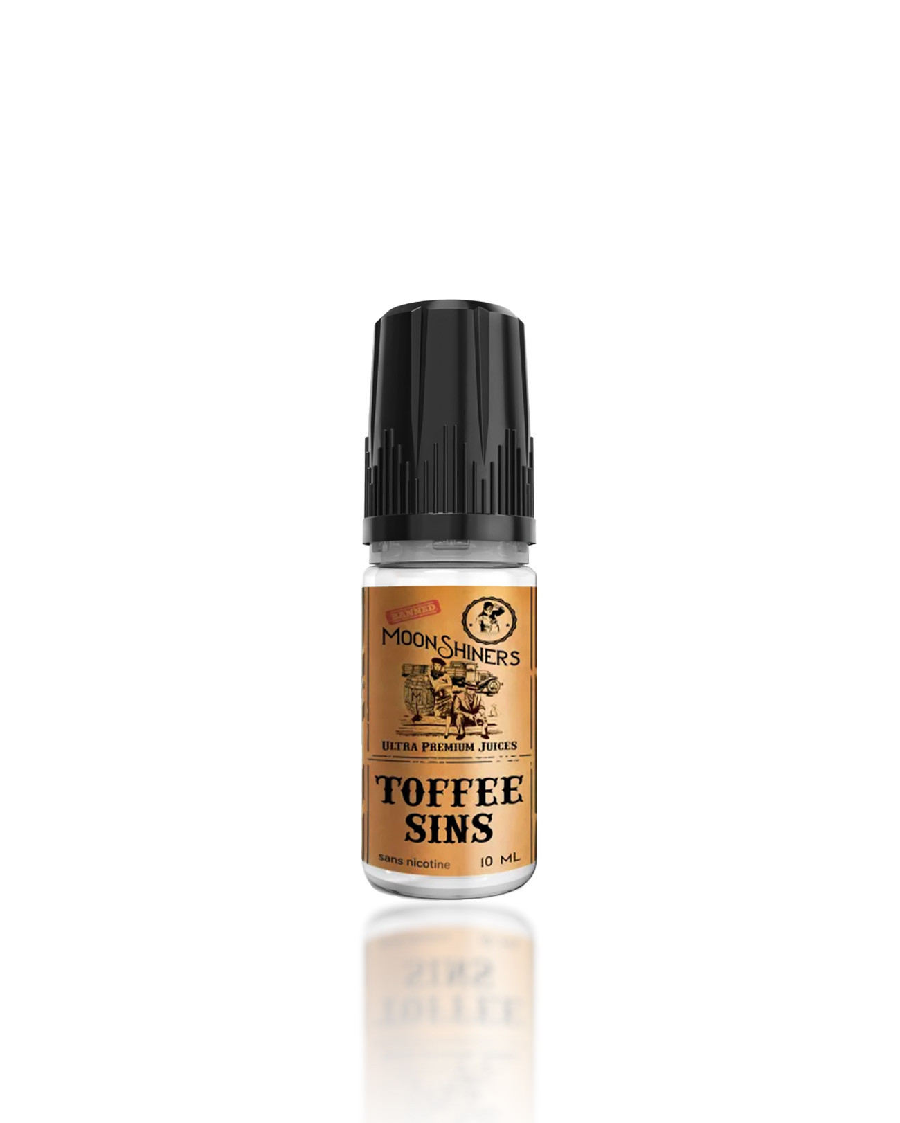 e-liquide 10 ml Toffee Sins Moonshiners