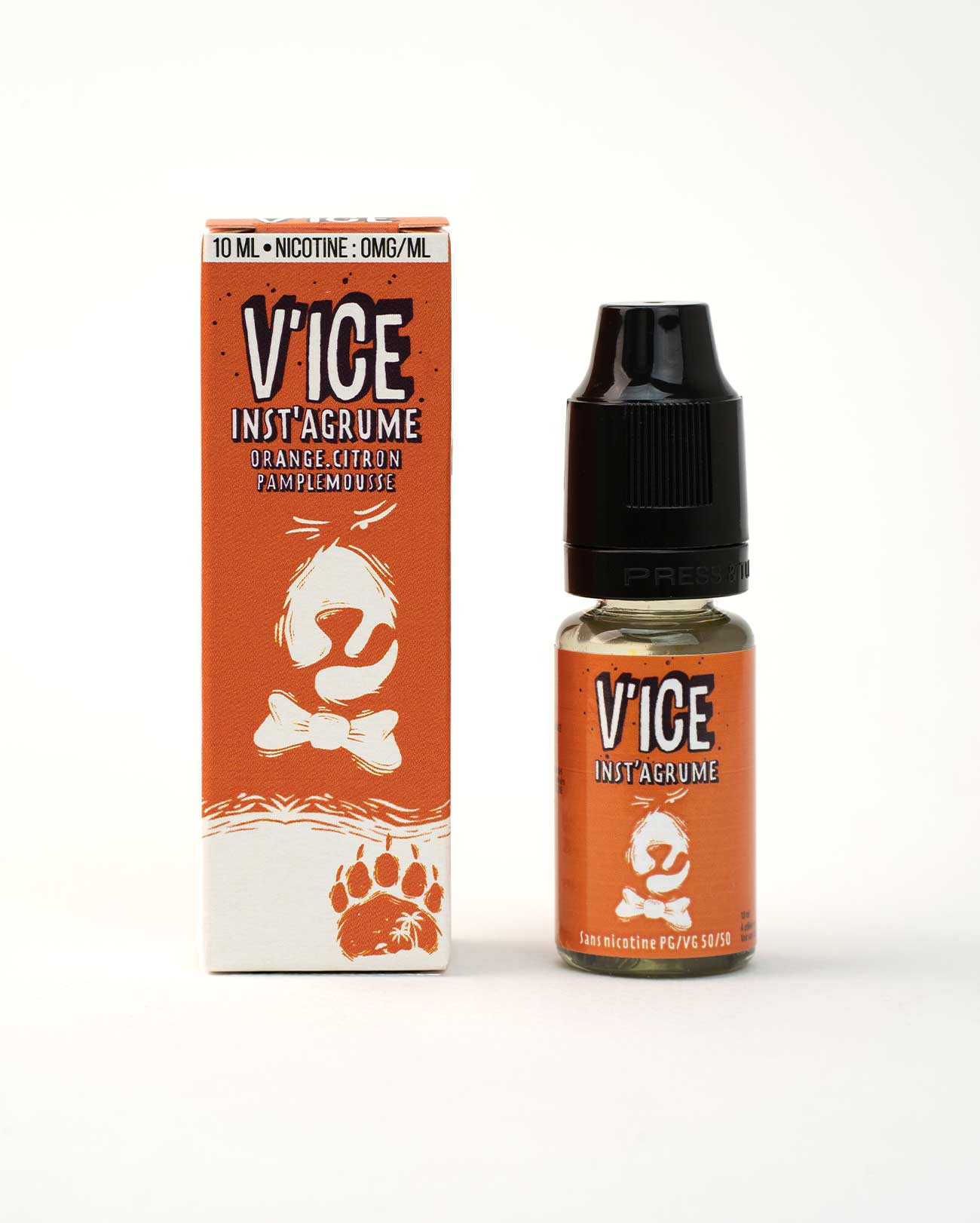 Packaging boite e-liquide 10 ml Inst'Agrume V'Ice VDLV