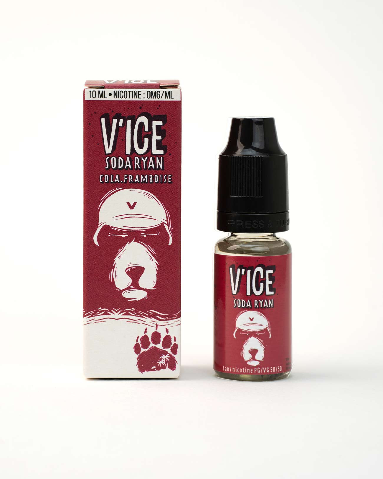 Packaging boite e-liquide 10 ml Soda Ryan V'Ice VDLV