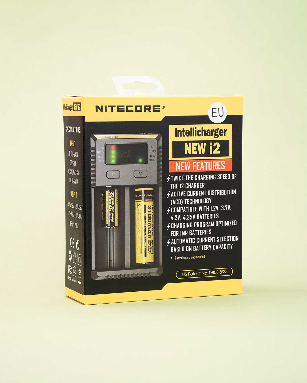 Boîte chargeur Intelligent Nitecore New I2