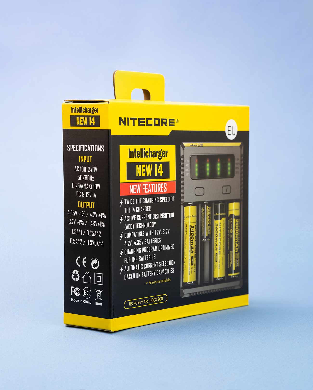 Boîte chargeur intelligent Nitecore New I4