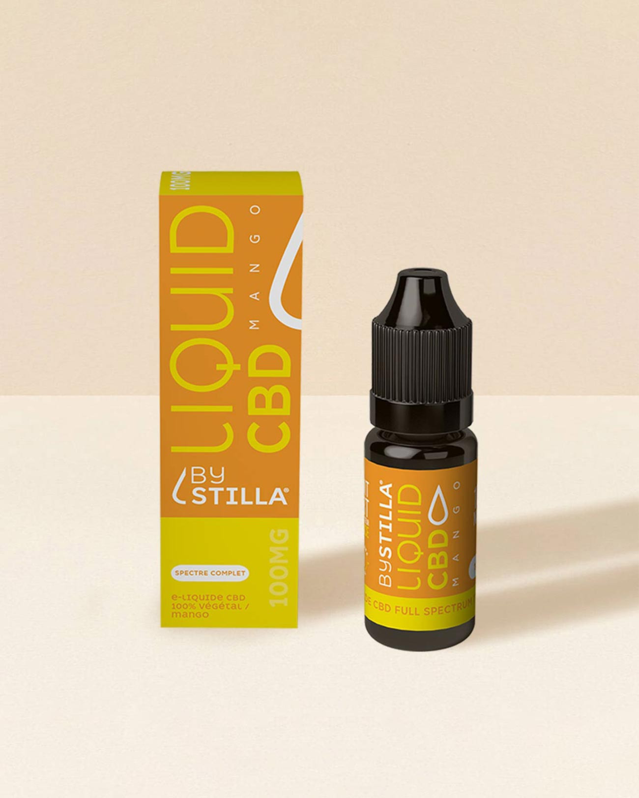 Packaging e-liquide CBD ByStilla Mango 10 ml