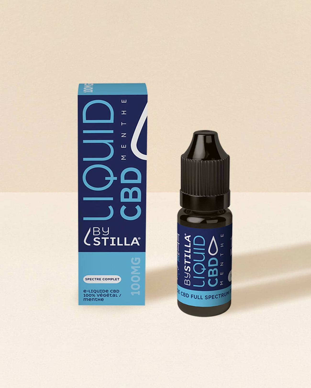 Packaging e-liquide CBD ByStilla Menthe 10 ml