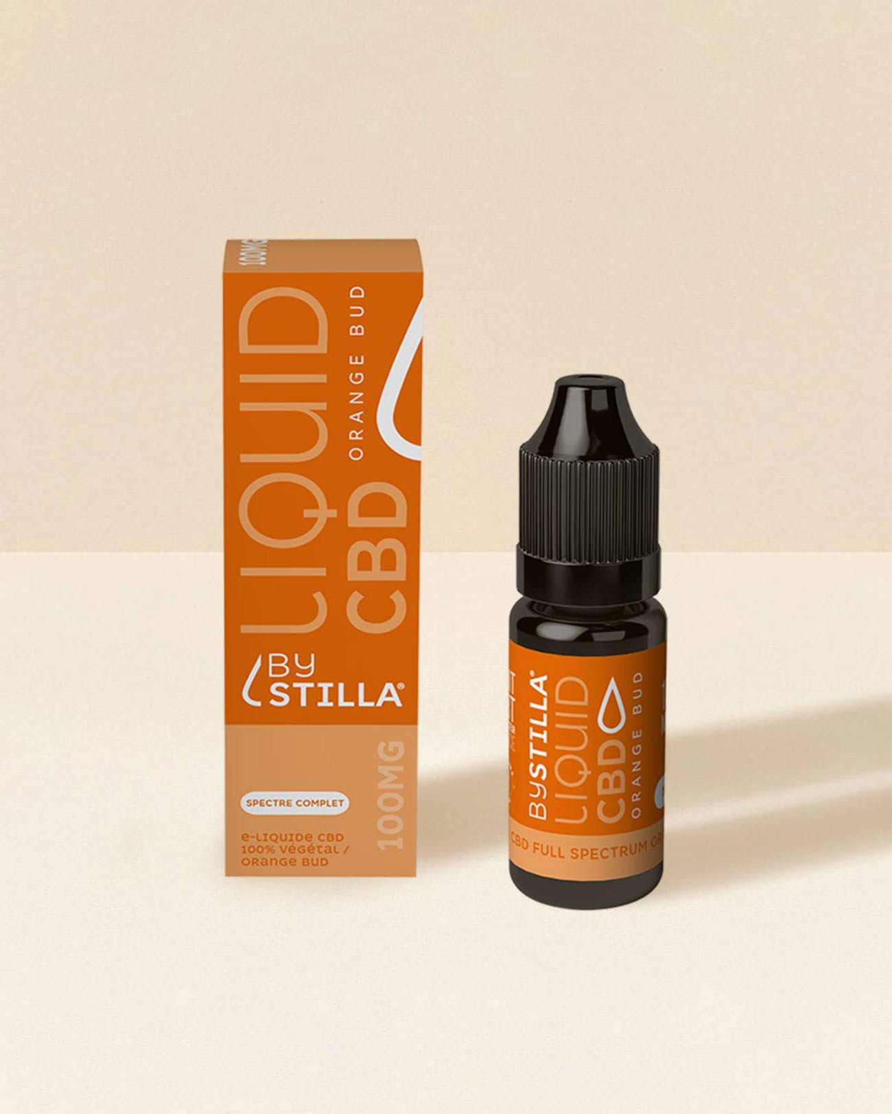 Packaging e-liquide CBD ByStilla Orange Bud 10 ml