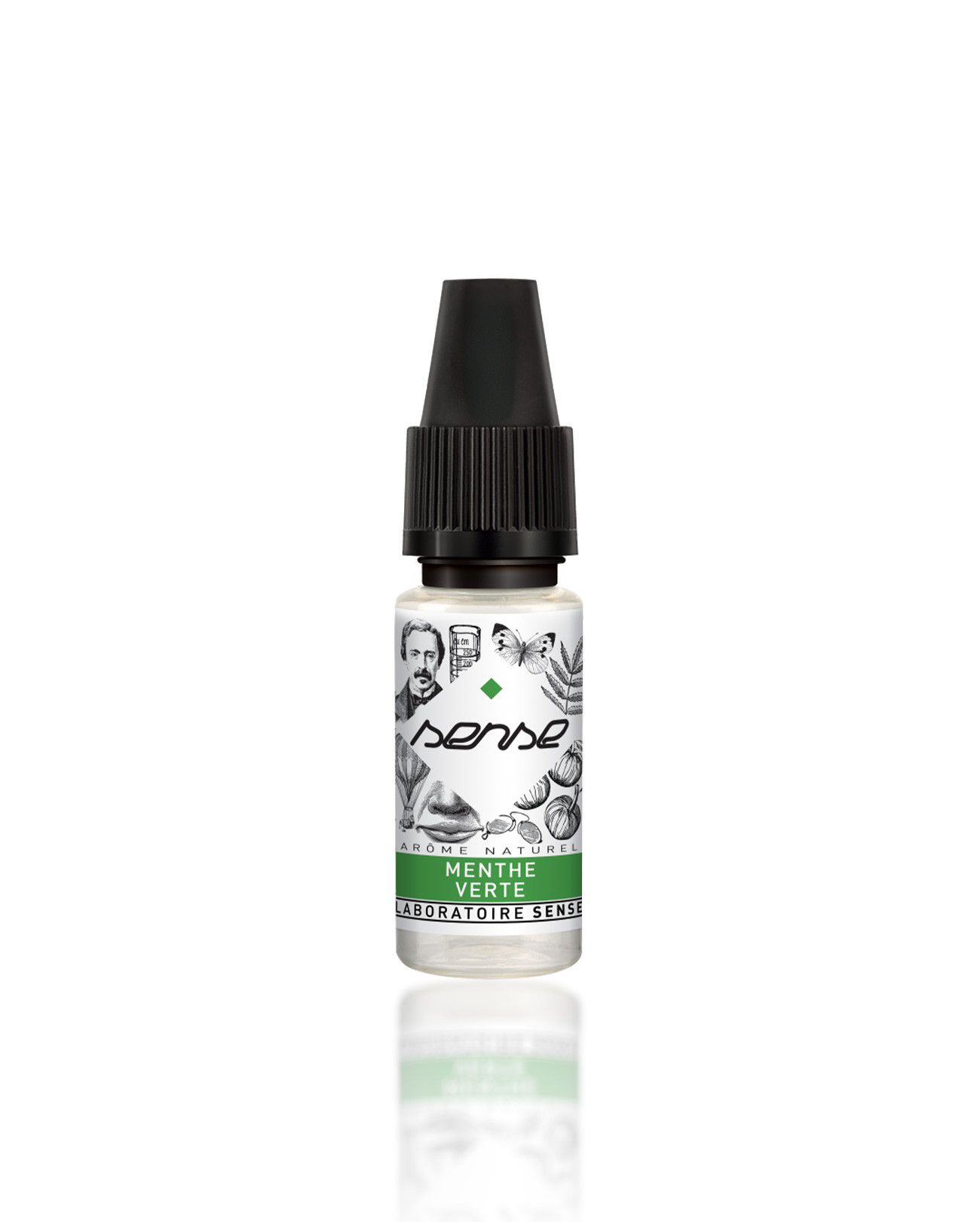 E-liquide 10 ml Menthe Verte Laboratoire Sense