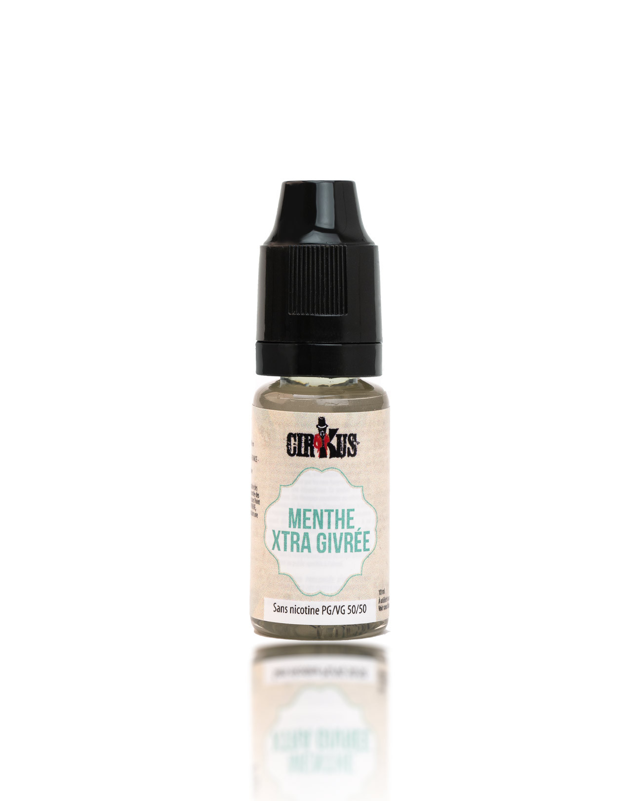 E-liquide 10 ml VDLV, Cirkus Authentic, Menthe Xtra Givrée