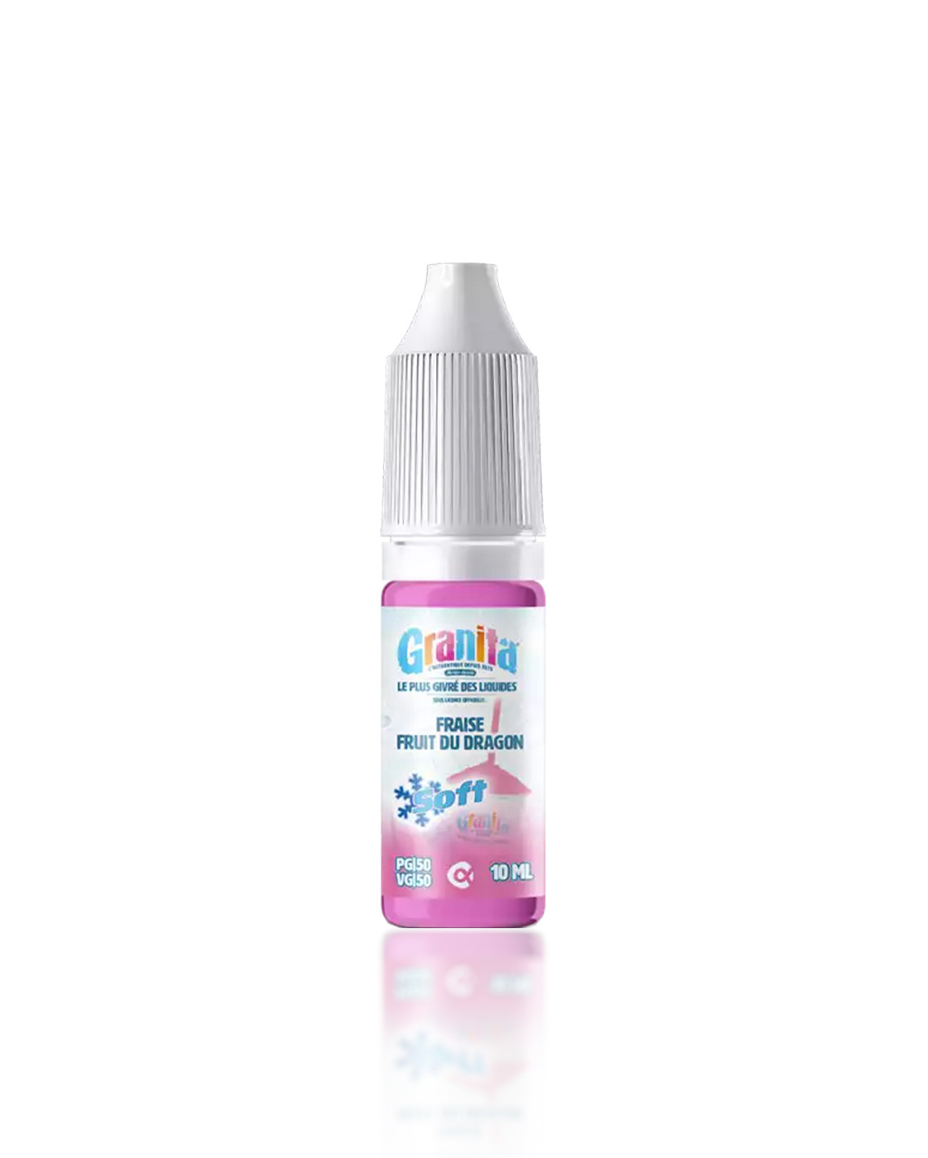 E-liquide 10 ml Alfaliquid Granita Soft Fraise Fruit du Dragon