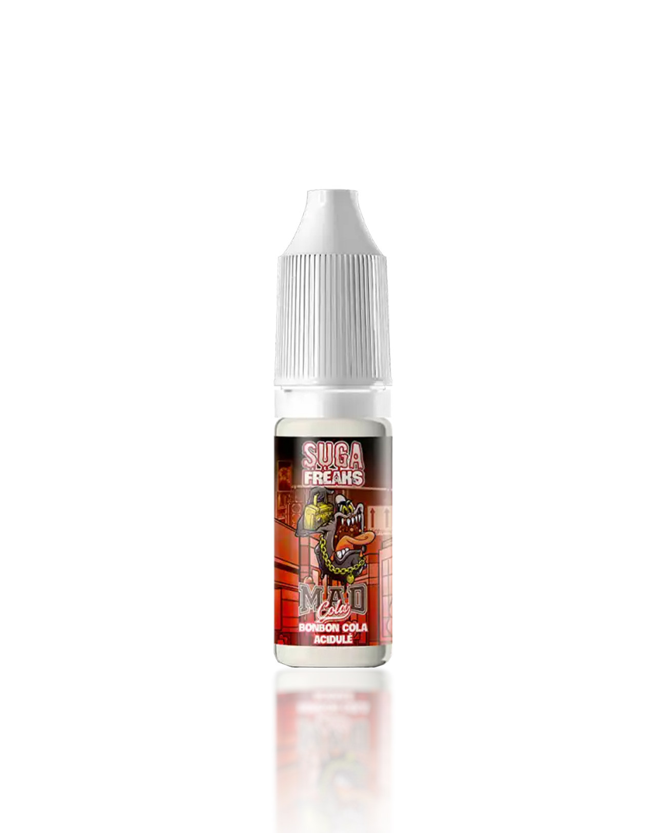 E-liquide 10 ml Alfaliquid Suga Freaks Mad Cola