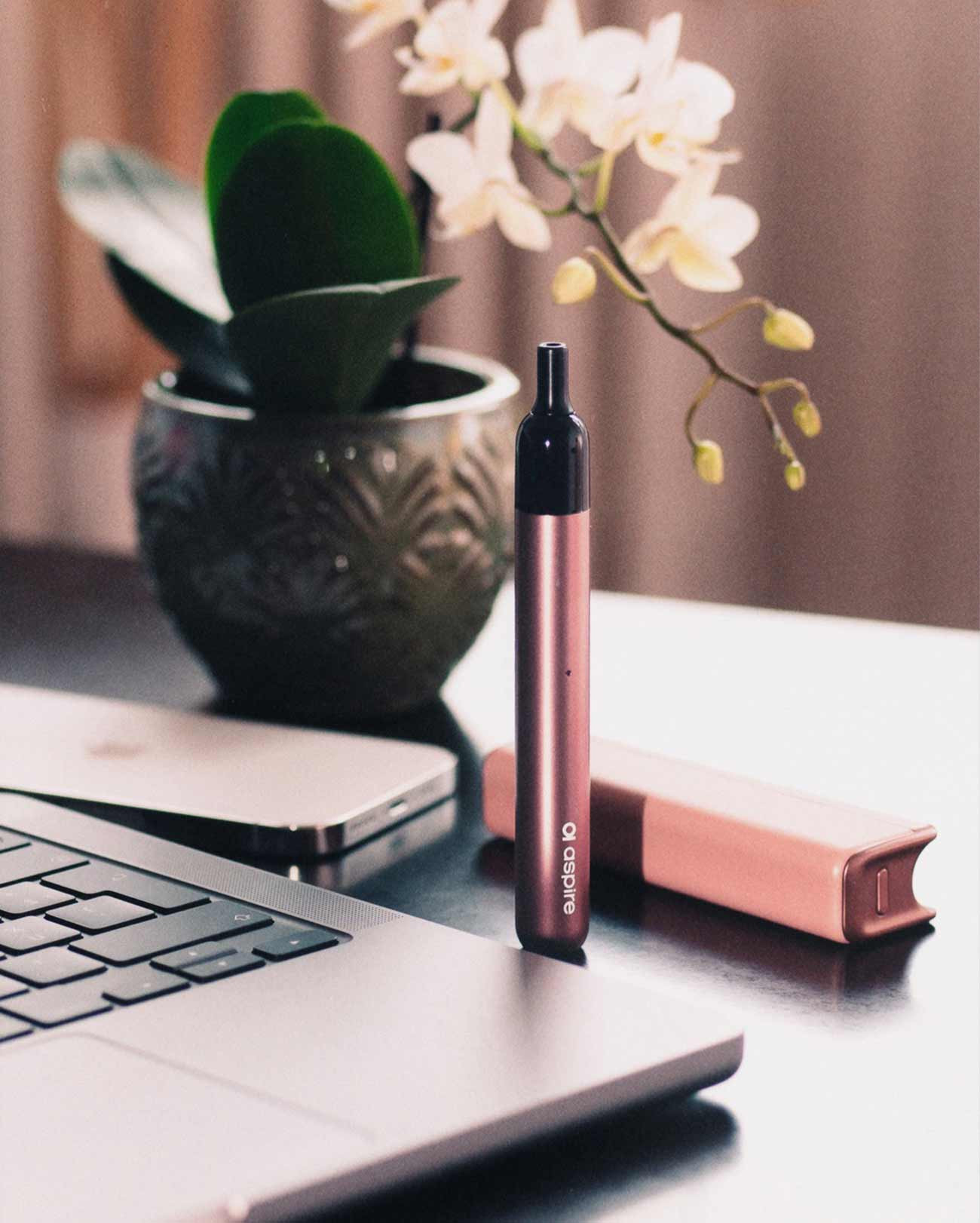 Pod Aspire Vilter Pro cigarette électronique rose, fine et féminine