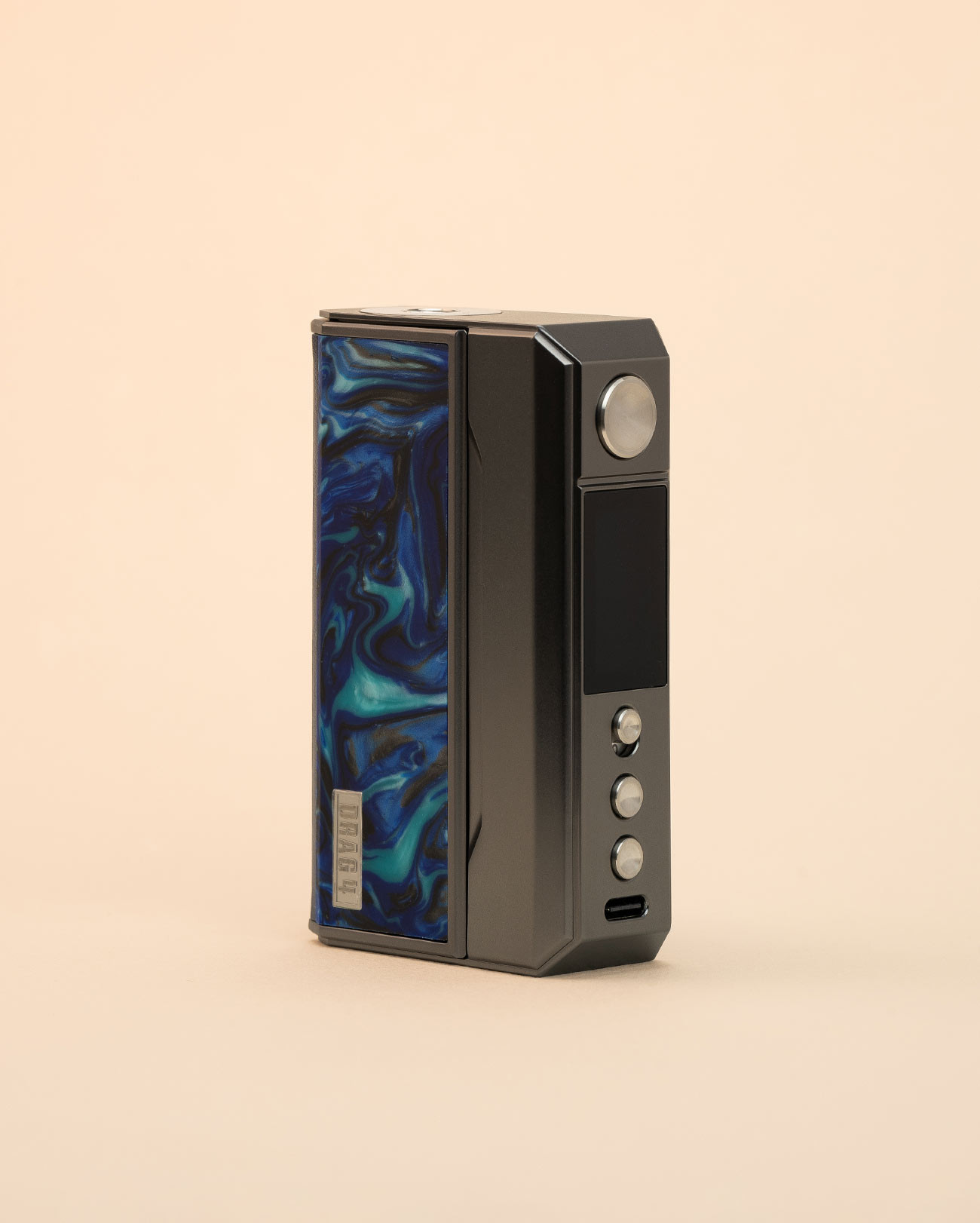 Box double accus Voopoo drag 4 bleu Gun Ocean Blue