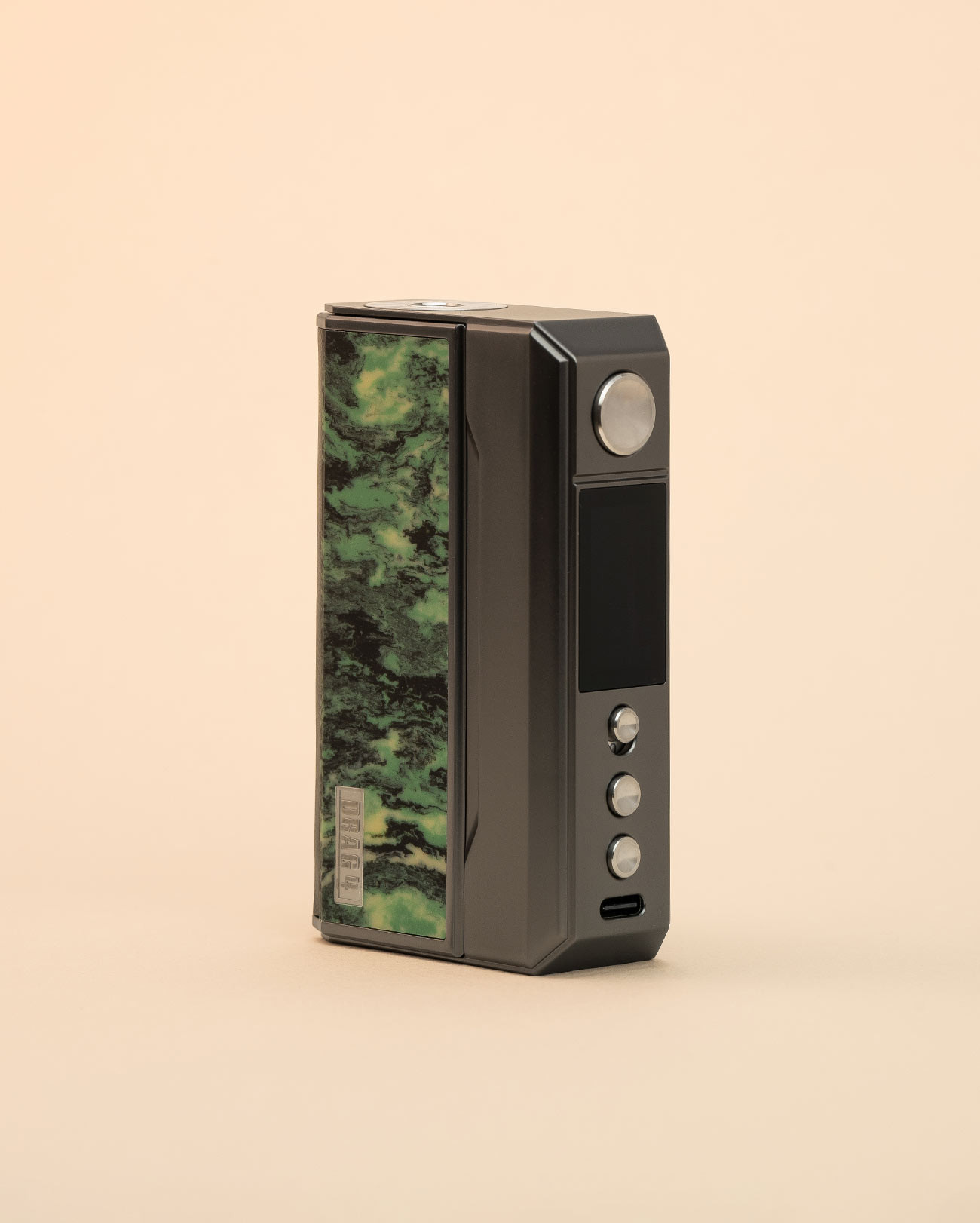Box puissante double accus Voopoo Drag 4 Verte camouflage Gun Forest Green