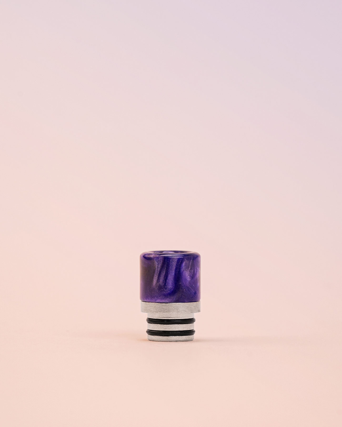 Embout pour cigarette électronique Drip tip 510 PVM0014 Pimp My Vape violet paillette purple