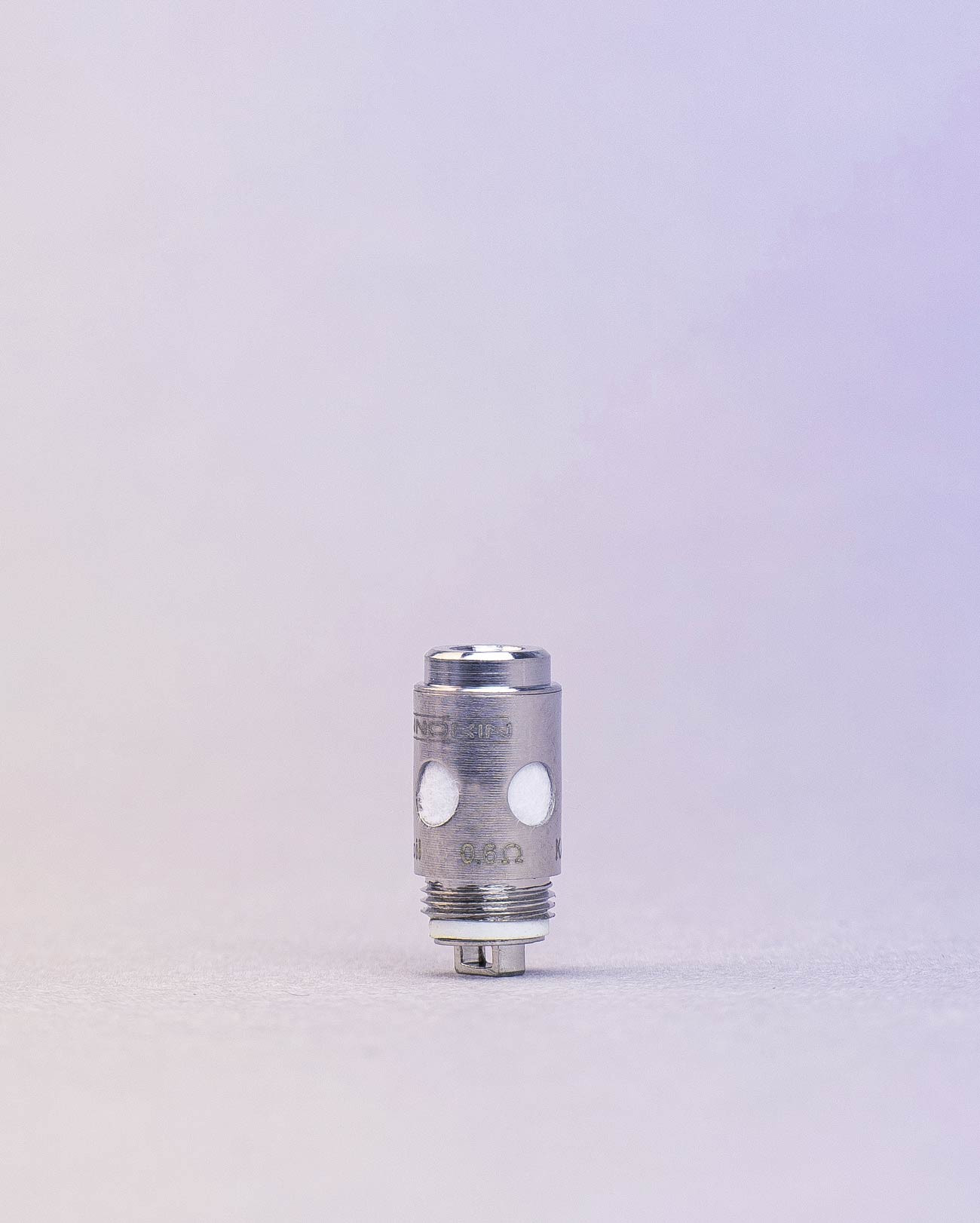 Résistance Innokin S-Coil 0,6 ohm : tirage semi serré / inhalation semi indirecte (RDL) entre 11,5 et 16,5 W