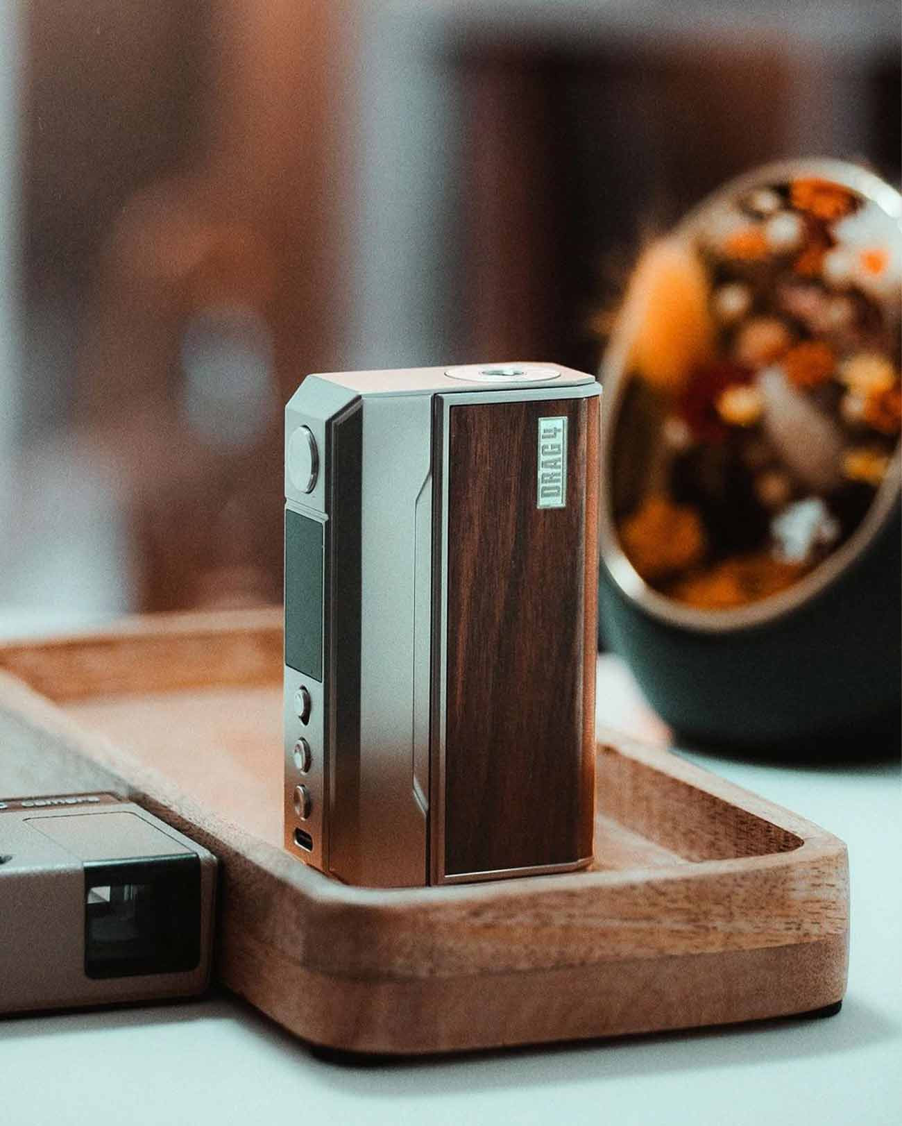 Box puissante double accus Voopoo Drag 4 en bois subohm