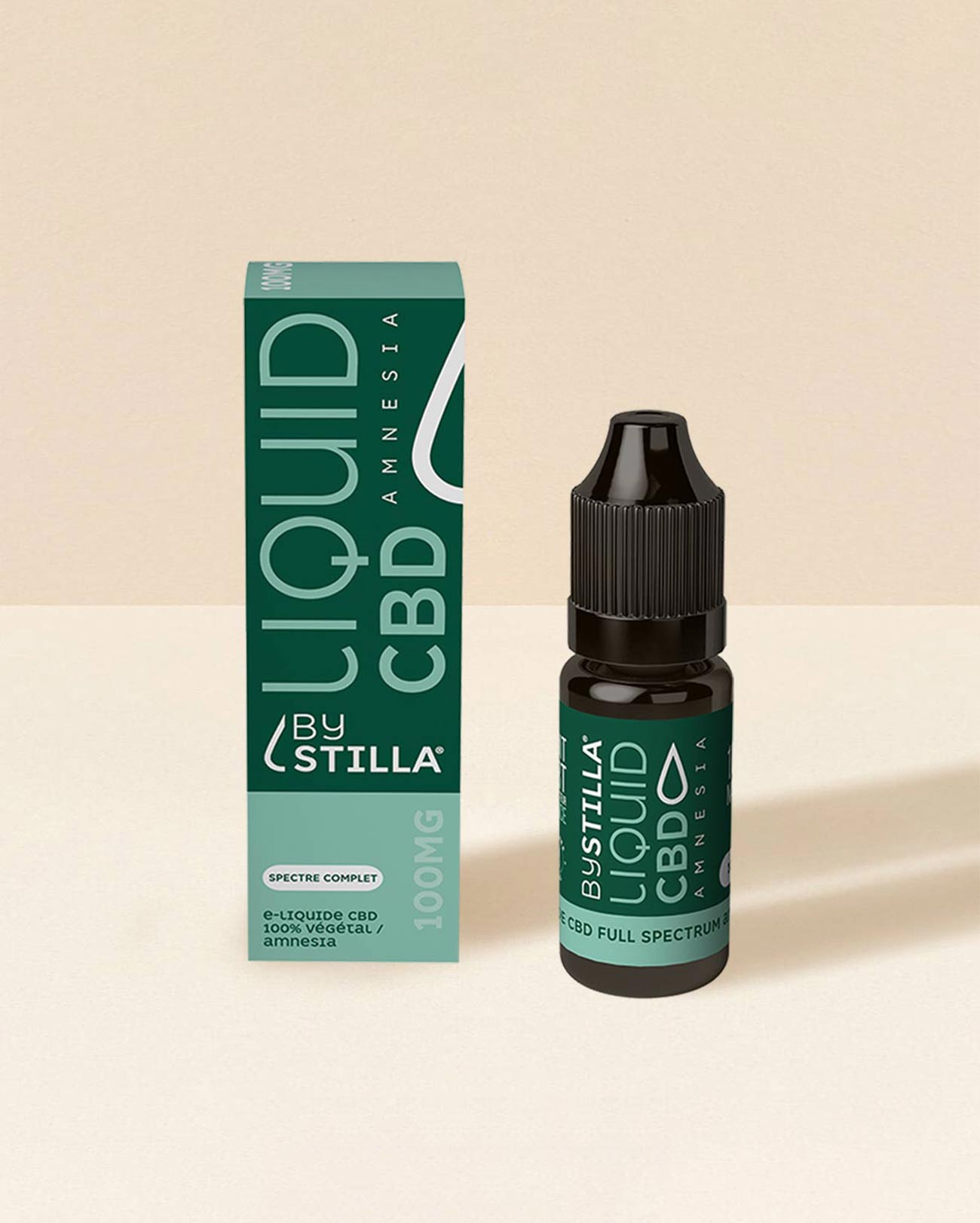 Packaging e-liquide CBD ByStilla Amnesia 10 ml