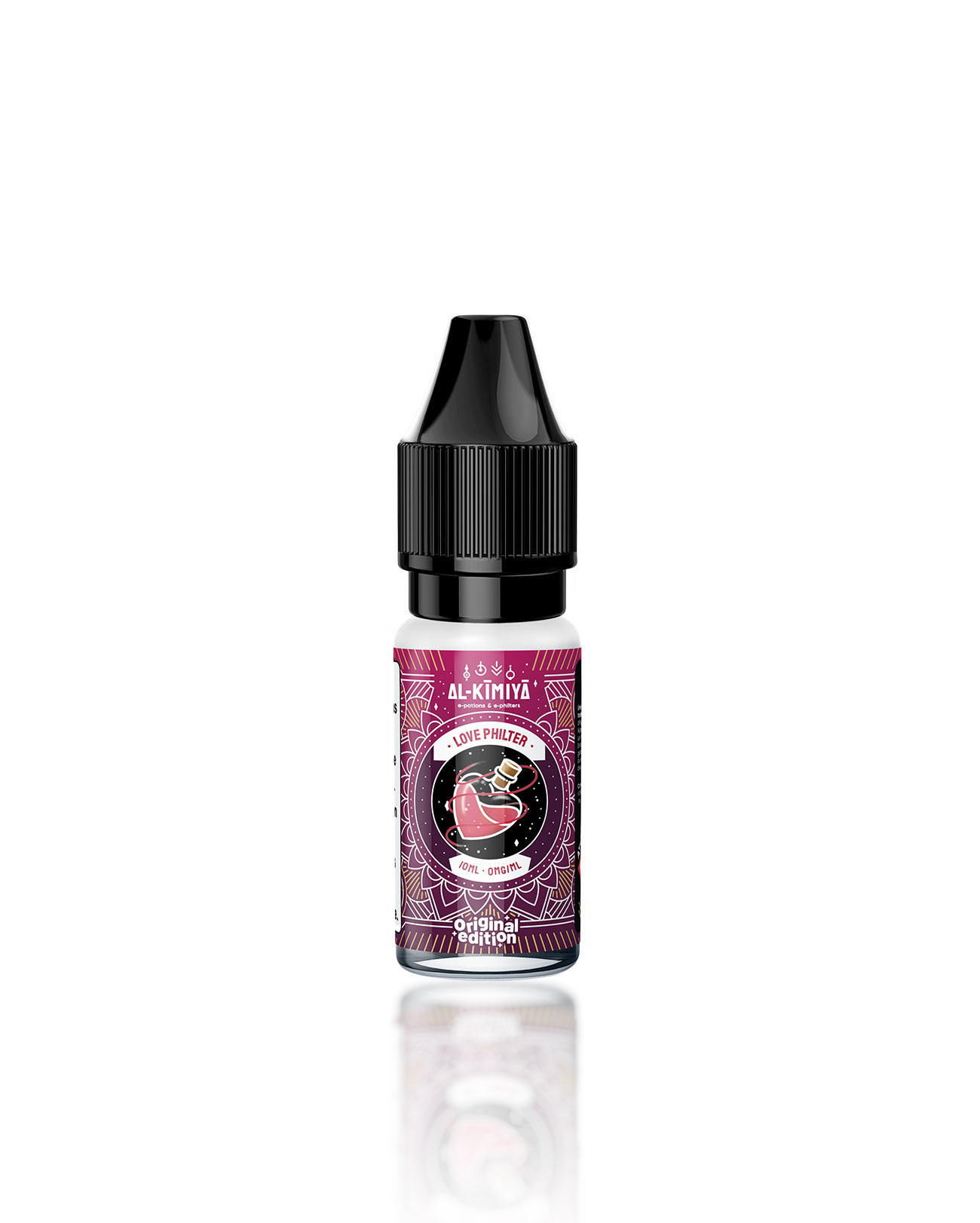 E-liquide Al-Kimiya Love Philter Original Edition parfum pomme d'amour, poire et caramel