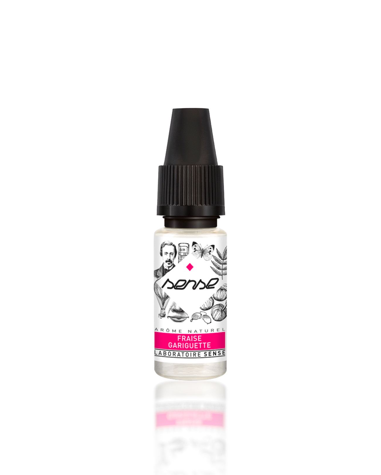 e-liquide 10 ml fraise gariguette laboratoire sense