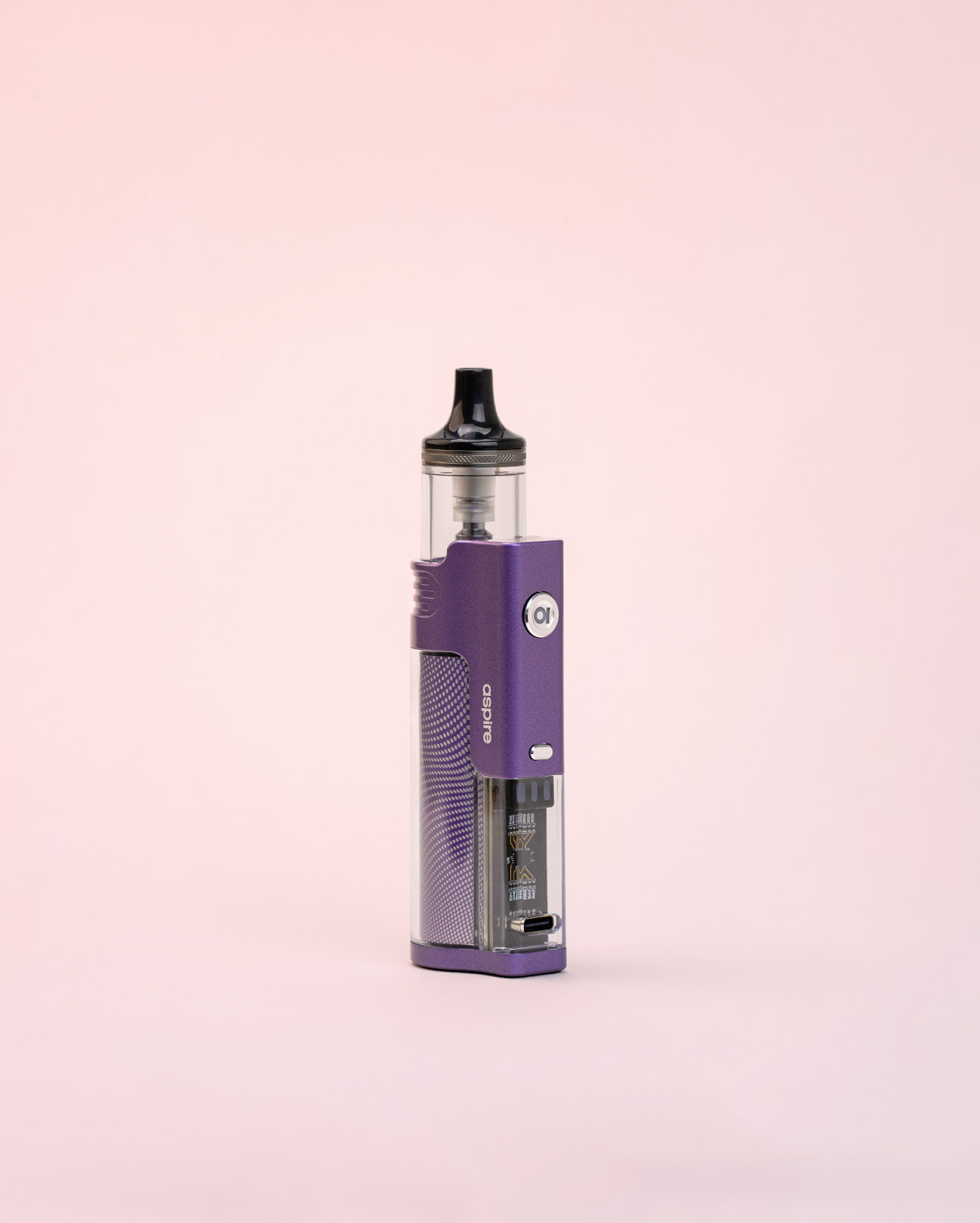 Pod mod pour vapoteur débutant Aspire Flexus AIO couleur violet purple