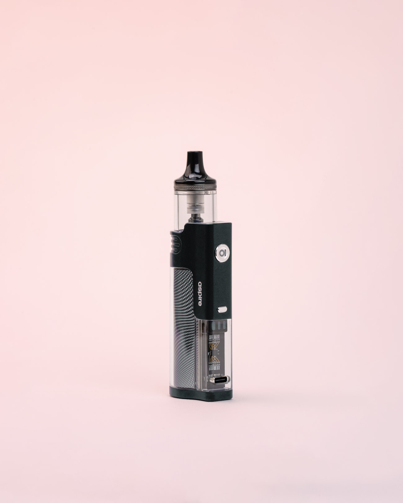 e-cig Aspire Flexus AIO couleur noire black design futuriste