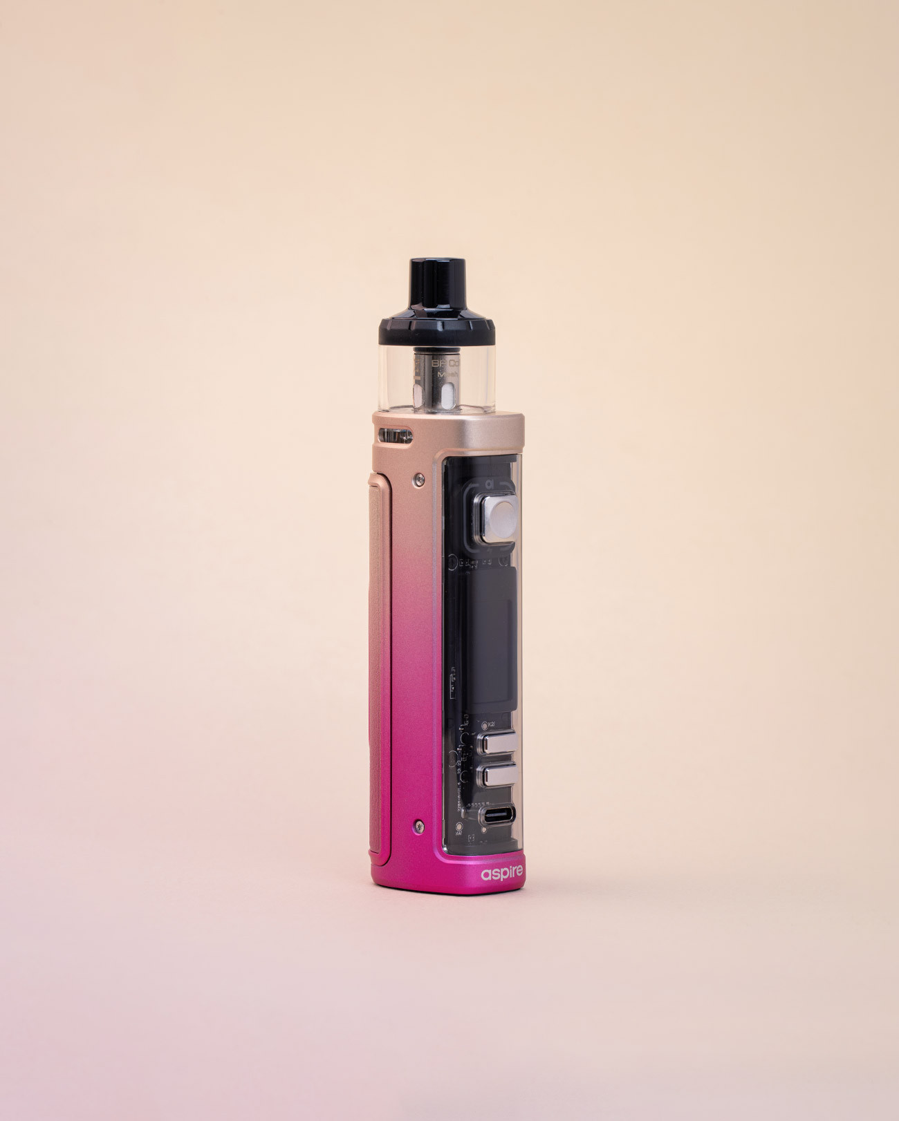 Pod Aspire Veynom EX tendance et féminine dégradé rose gold pink fade