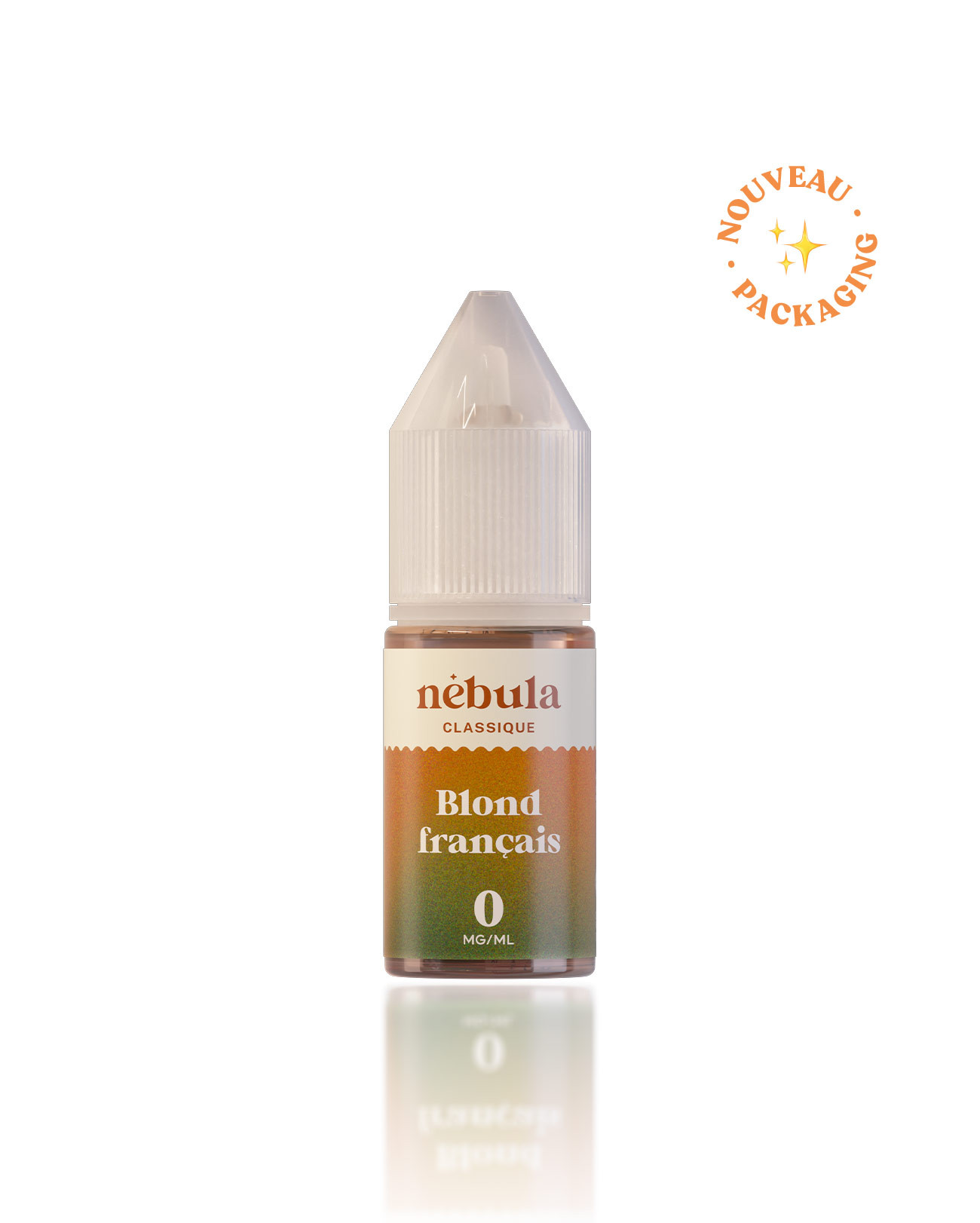 E-liquide 10 ml pour cigarette électronique Nébula parfum blond français