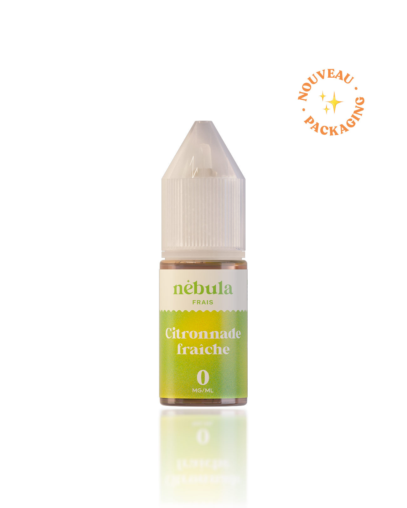 E-liquide 10 ml pour cigarette électronique Nébula parfum citronnade fraîche