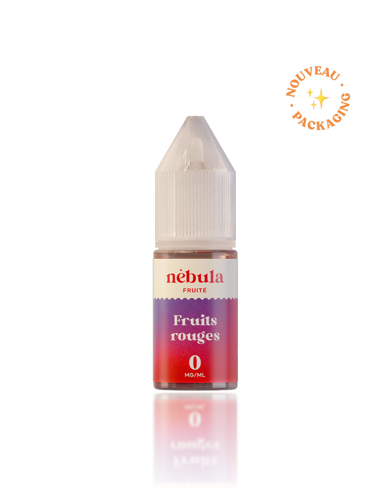 E-liquide 10 ml pour cigarette électronique Nébula parfum fruits rouges