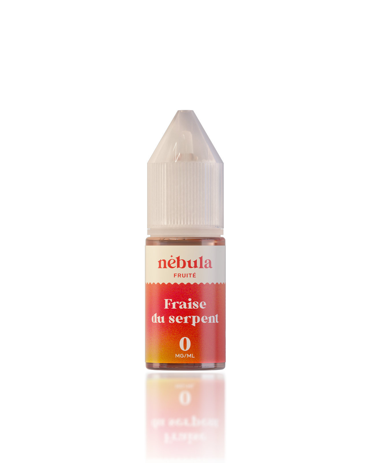 E-liquide 10 ml pour cigarette électronique Nébula parfum fraise fruit du serpent