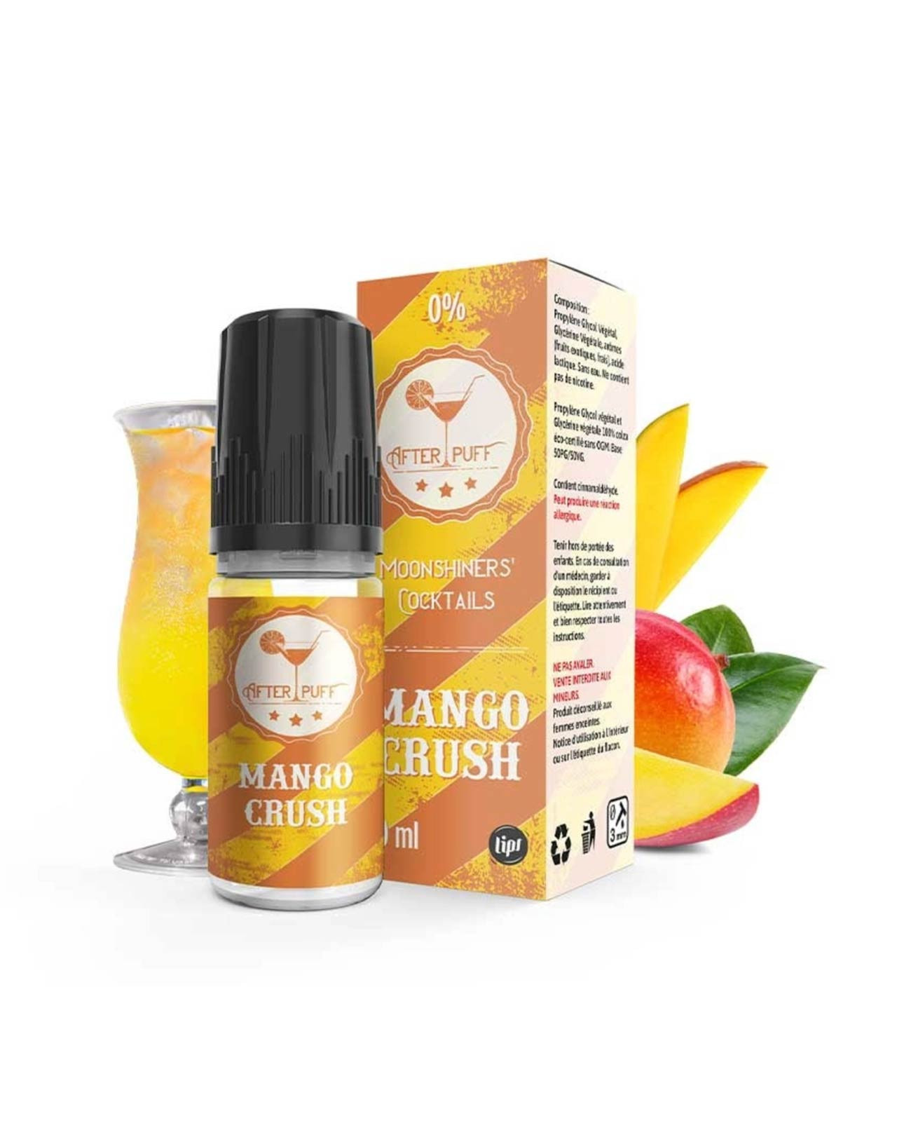 E-liquide After Puff aux sels de nicotine saveur tropical mangue