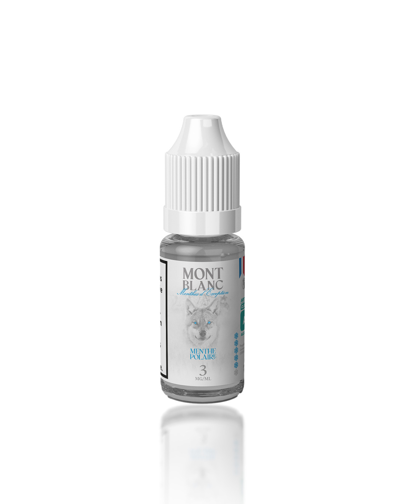 E-liquide cigarette électronique 10 ml Mont Blanc Vap'or Juices menthe polaire