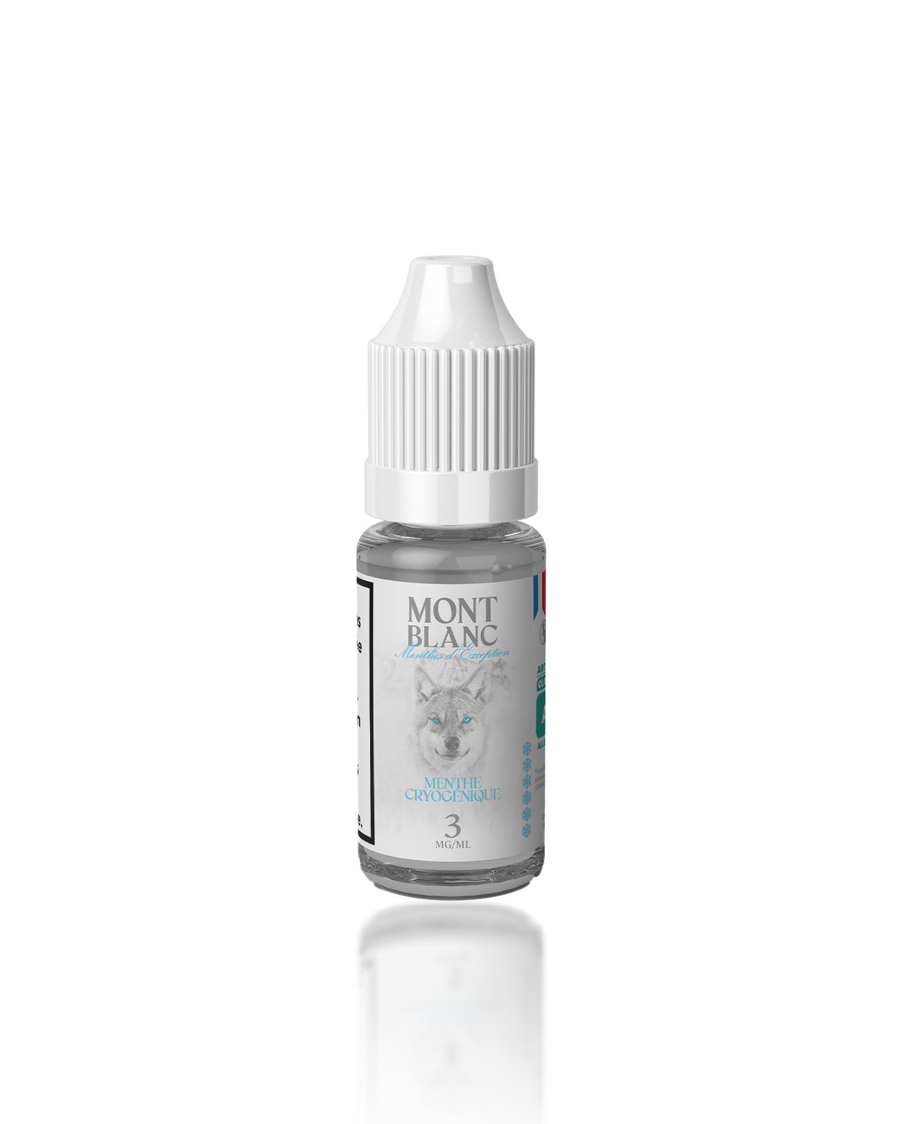 E-liquide cigarette électronique 10 ml Mont Blanc Vap'or Juices menthe cryogénique