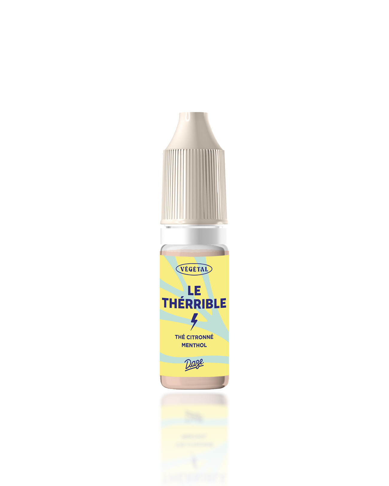 E-liquide fruité frais 10ml Daze Le Thérrible à la saveur de thé frais citronné