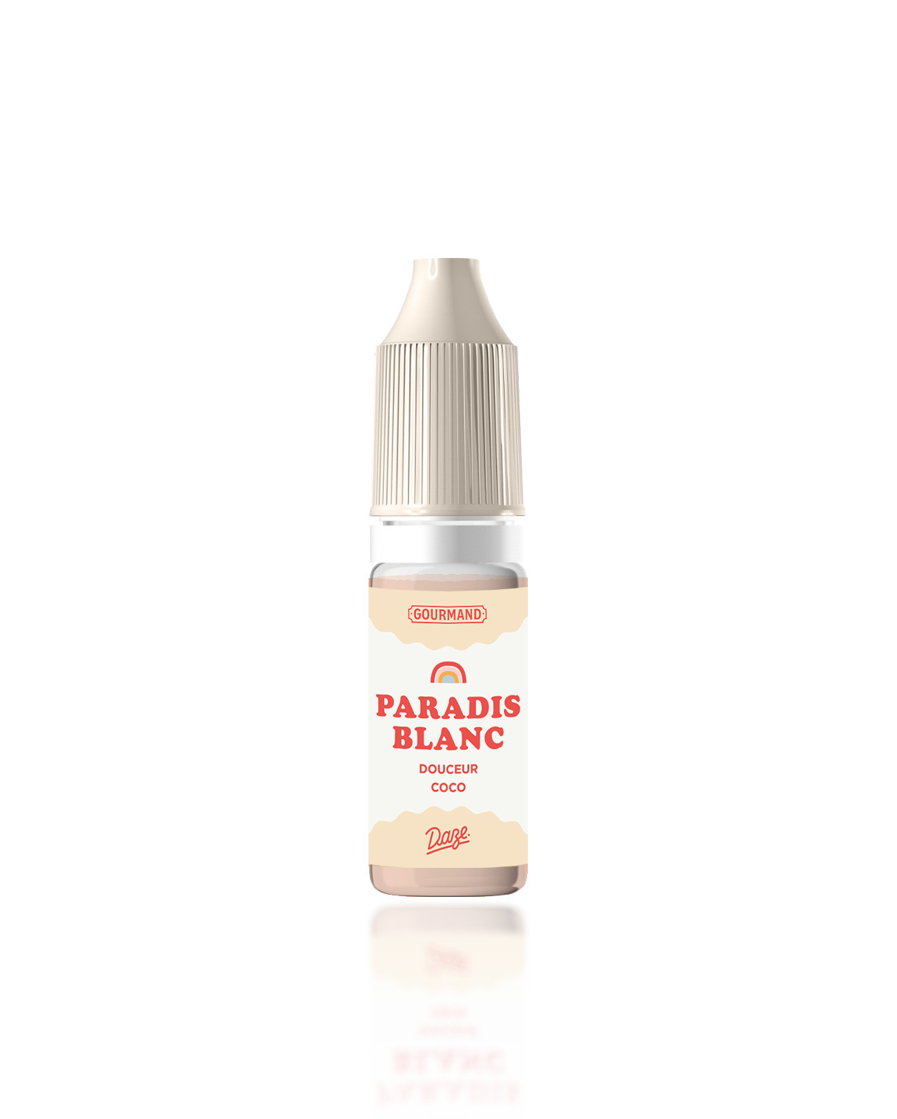 E-liquide gourmand 10ml Daze Paradis Blanc saveur rocher coco amande