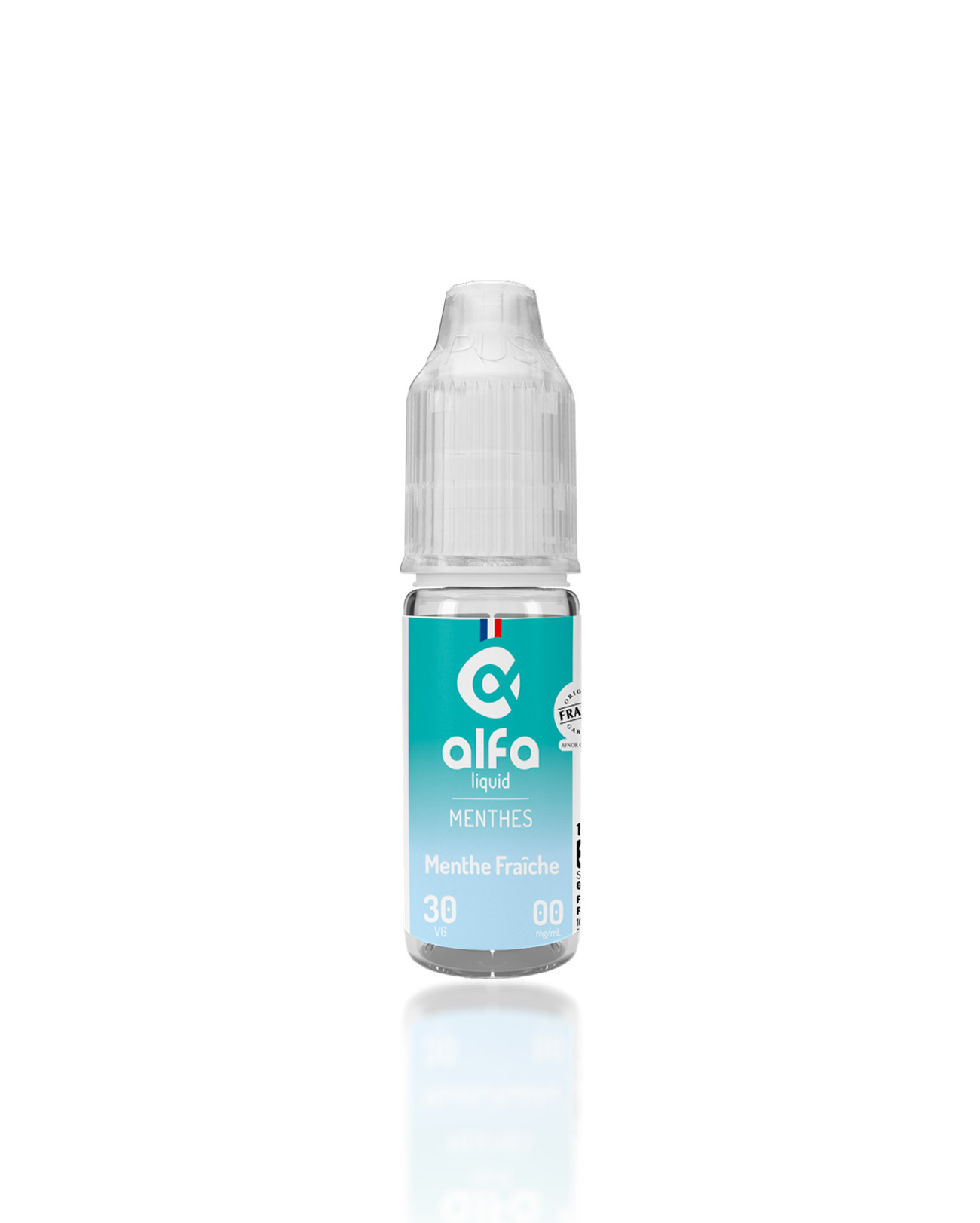 e-liquide Menthe Fraiche Alfaliquid 10 ml made in france