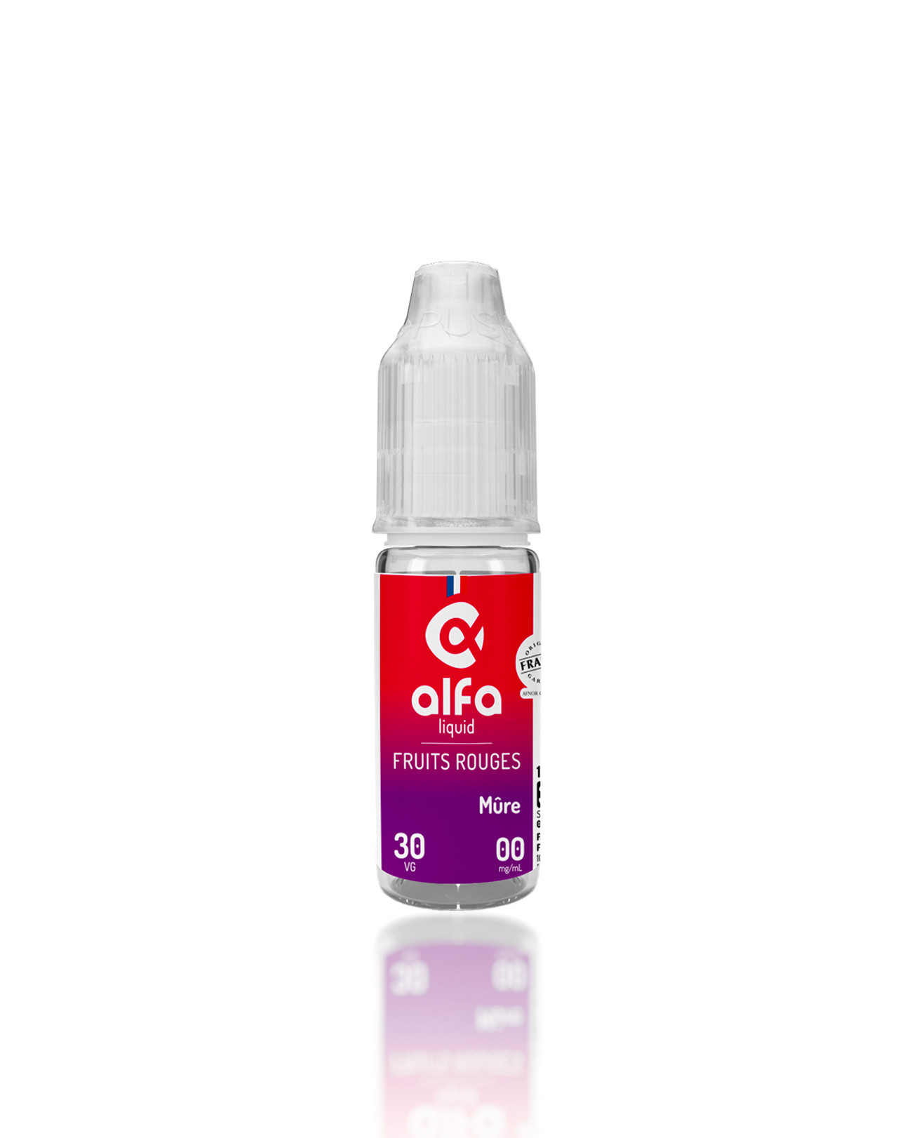 e-liquide fruité Mûre Alfaliquid 10 ml made in france