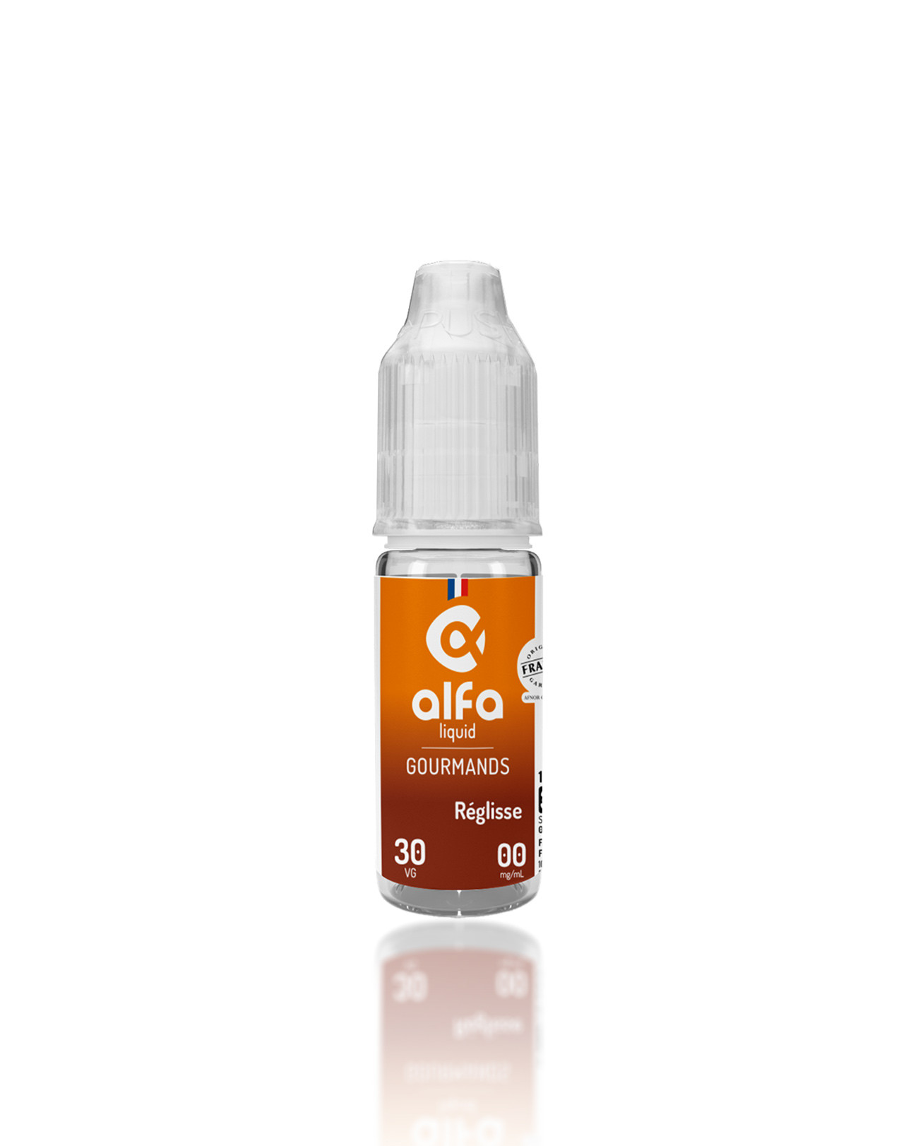 E-liquide gourmand Réglisse Alfaliquid 10 ml made in france