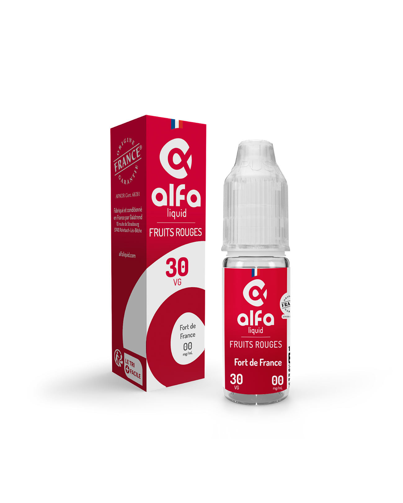 e-liquide Fort de France Alfaliquid 10 ml made in france avec boite