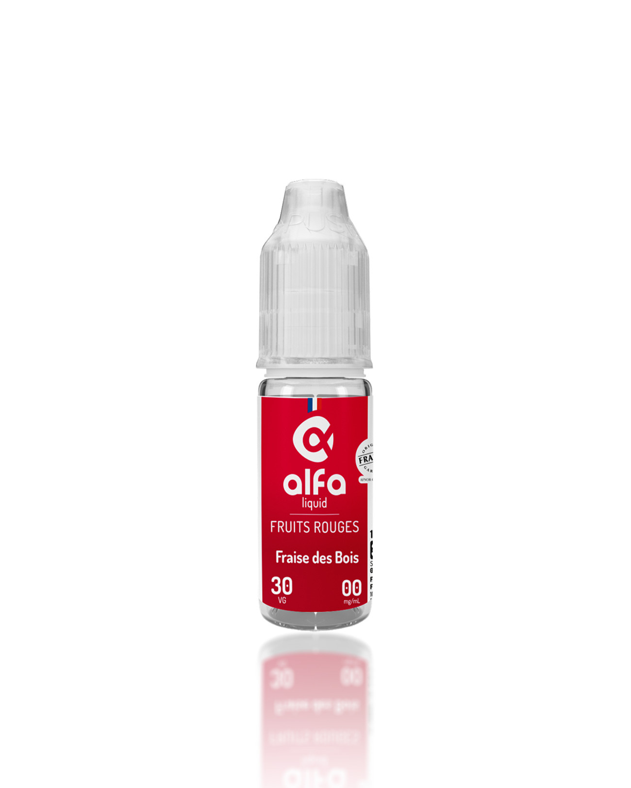 e-liquide Fraise de bois Alfaliquid 10 ml made in france