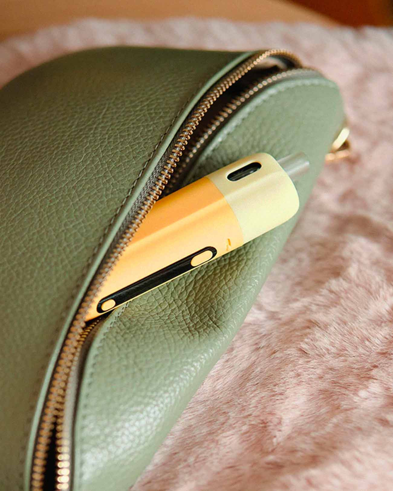 pod format de poche fluffi aspire jaune