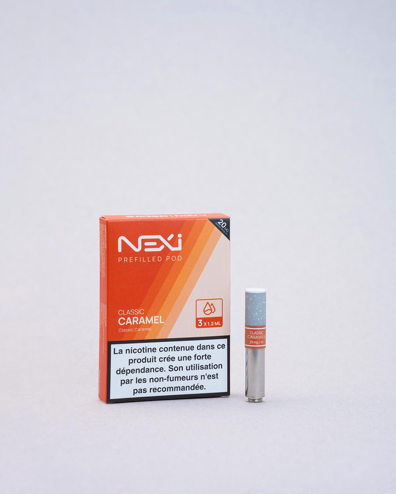 Cartouche Classic Caramel pour Nexi One Aspire gourmand et sucrée