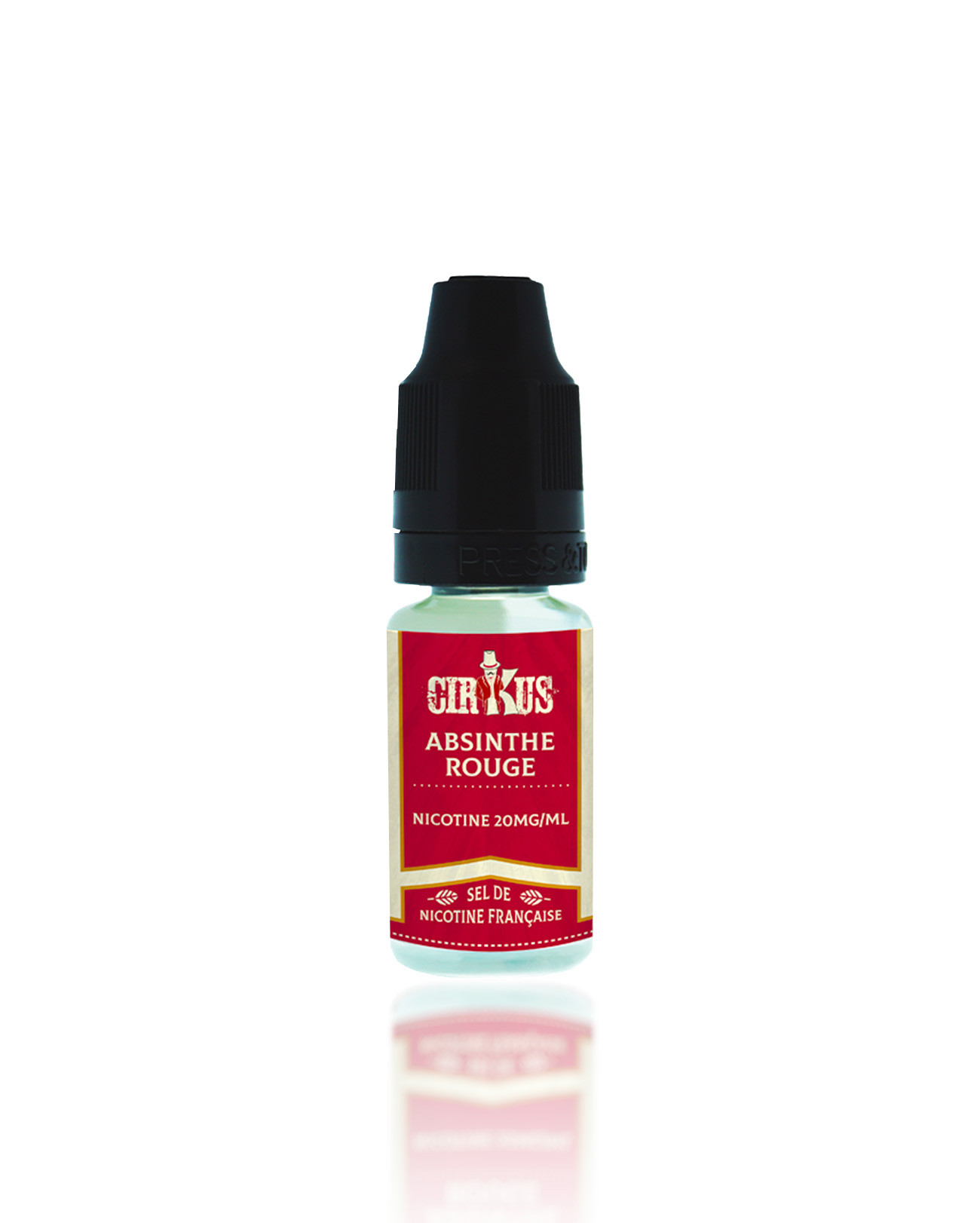 E-liquide VDLV Cirkus Absinthe Rouge sel de nicotine 20 mg frais et fruité